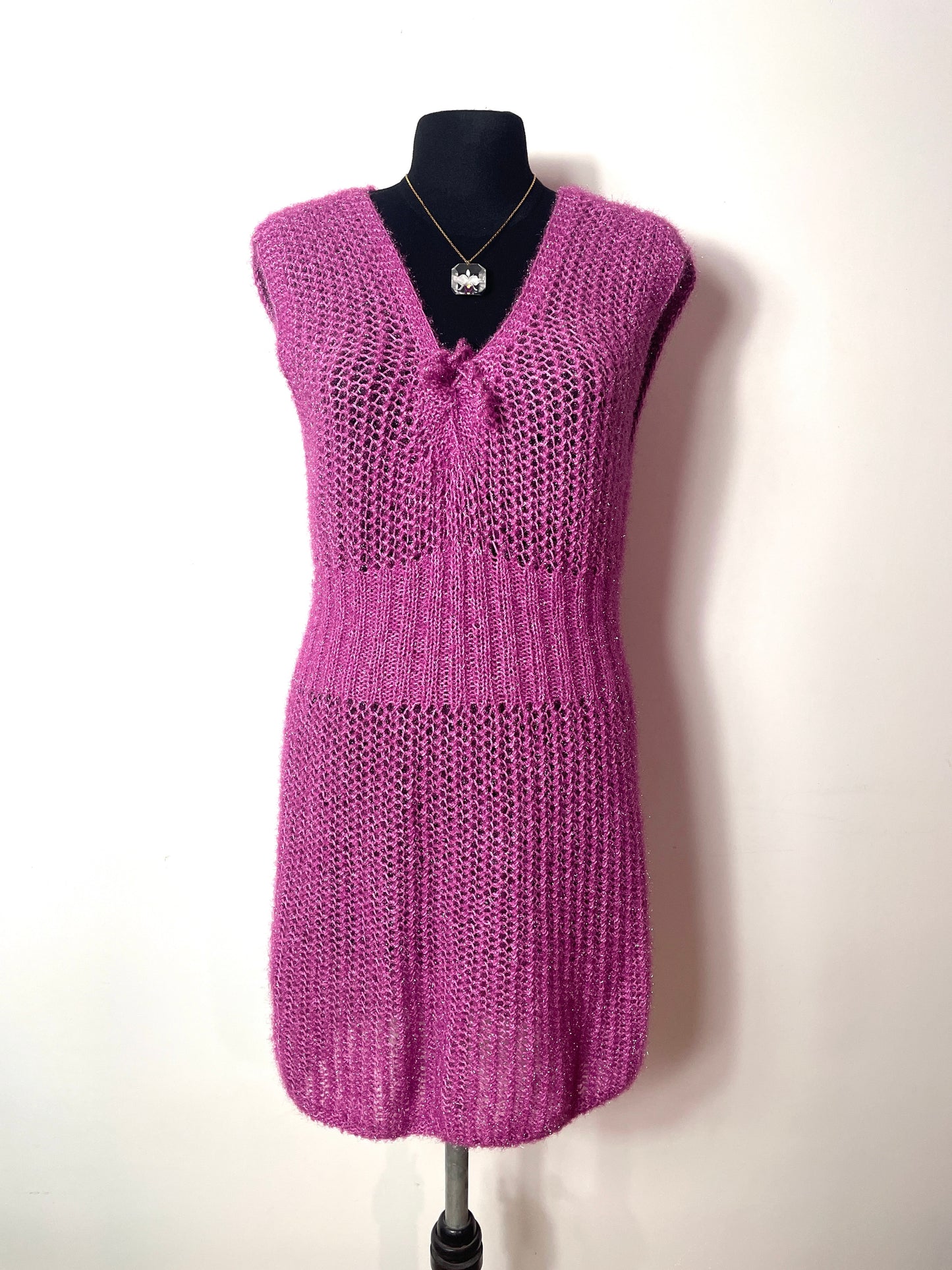 Robe vintage en crochet