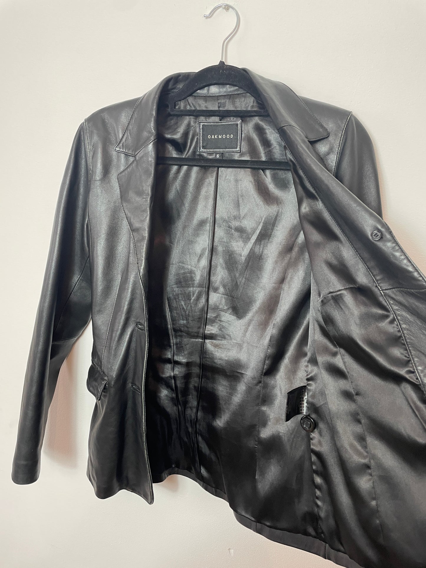 Veste en cuir 90s