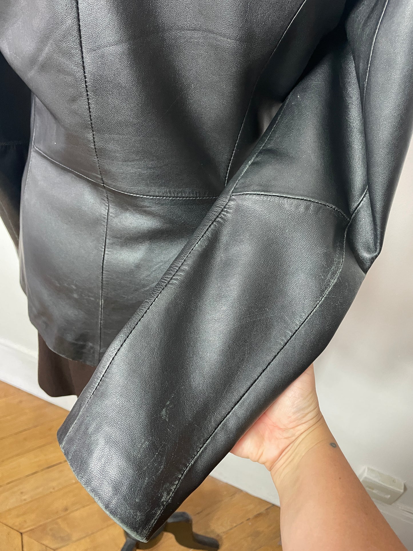 Veste en cuir 90s