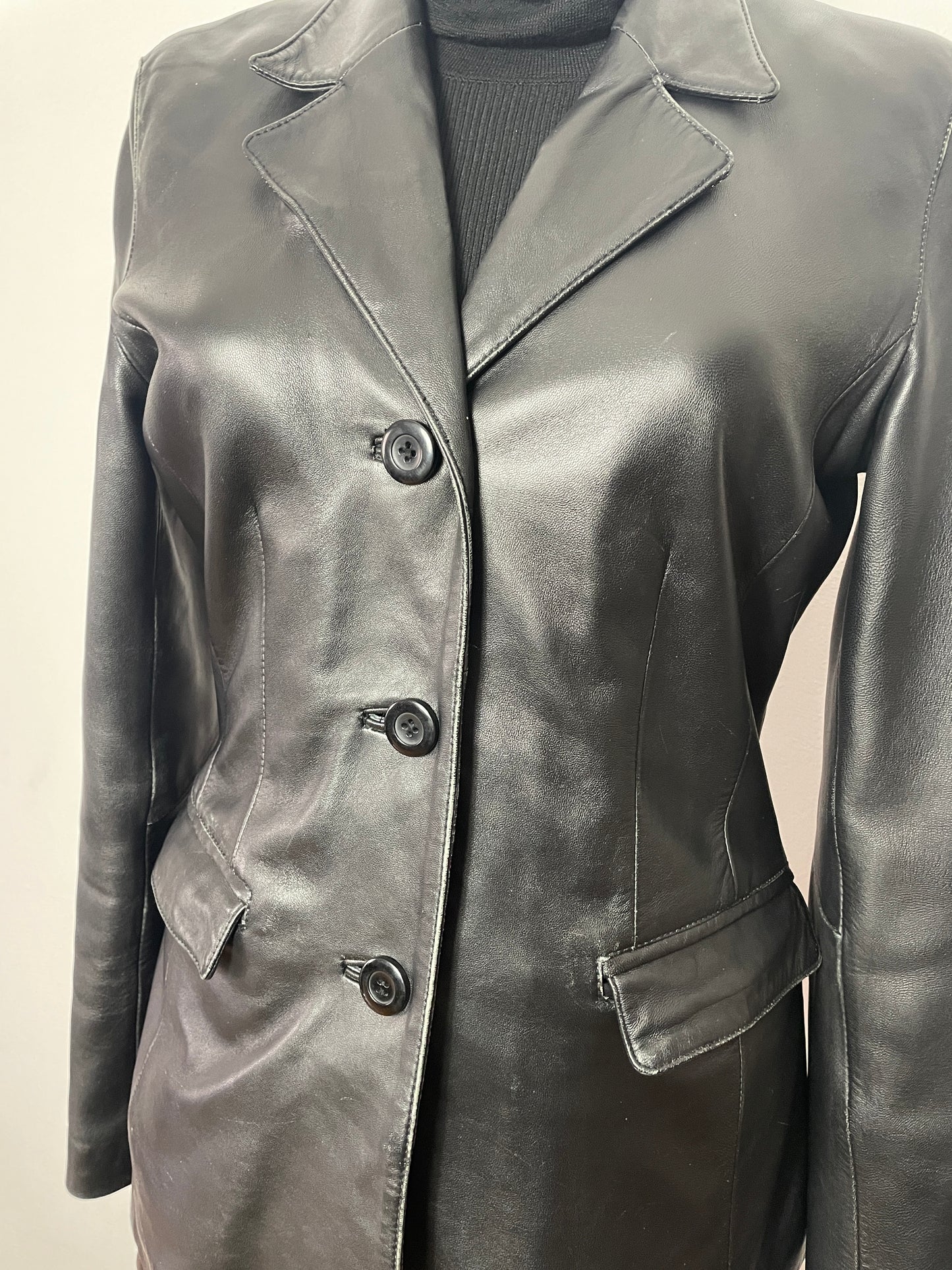 Veste en cuir 90s
