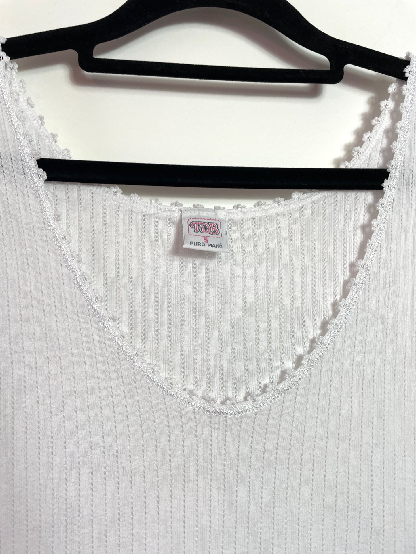 Marcel blanc en coton