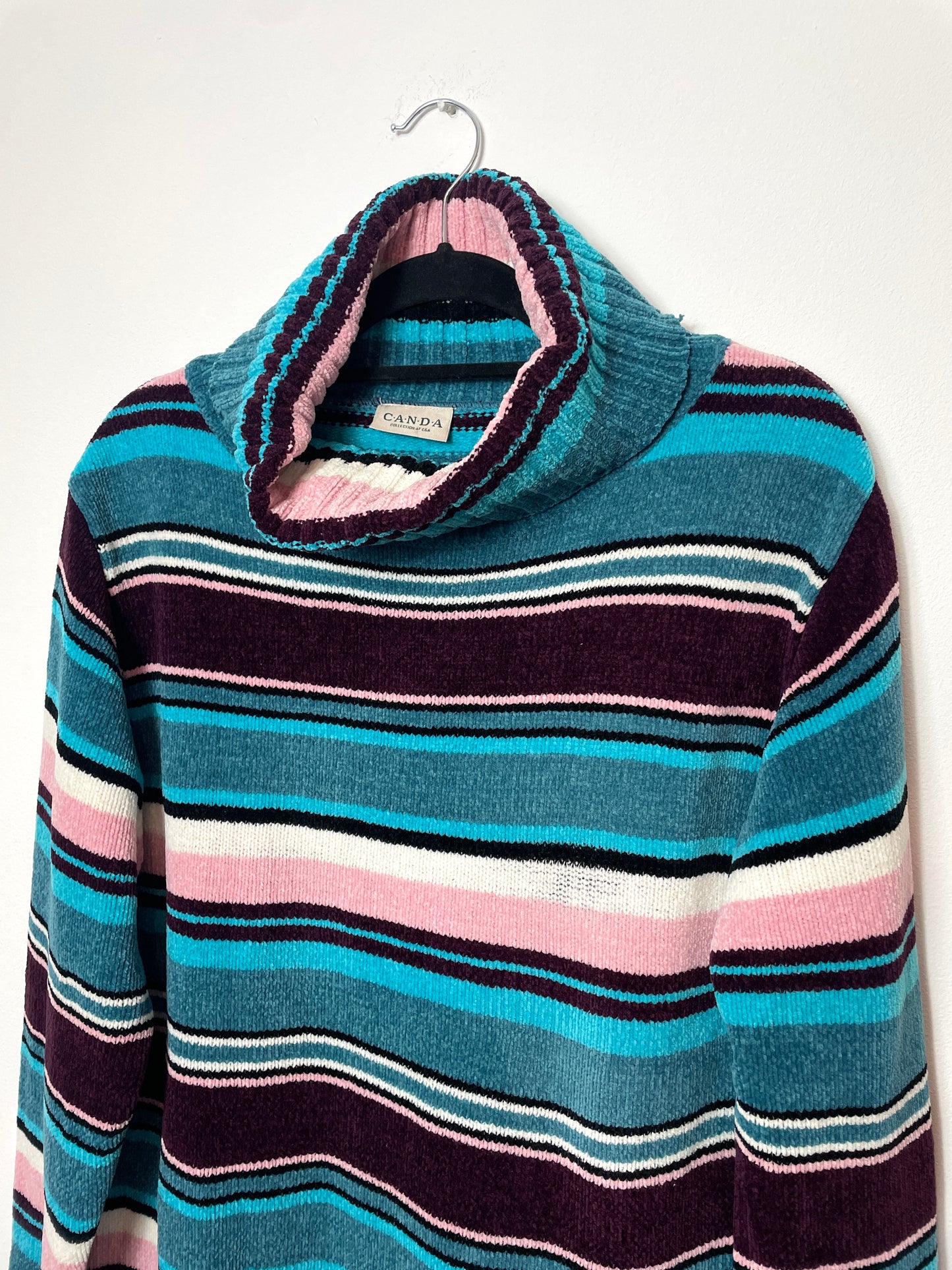 Col roulé maille chenille