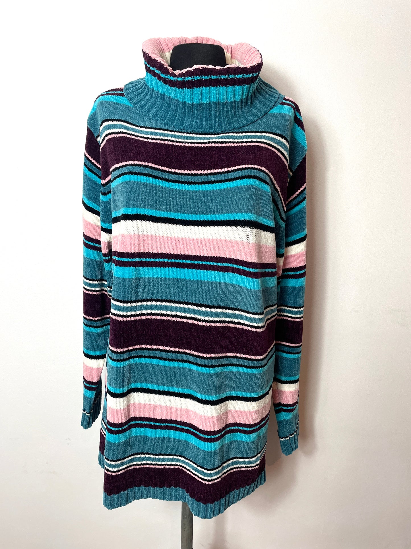 Col roulé maille chenille