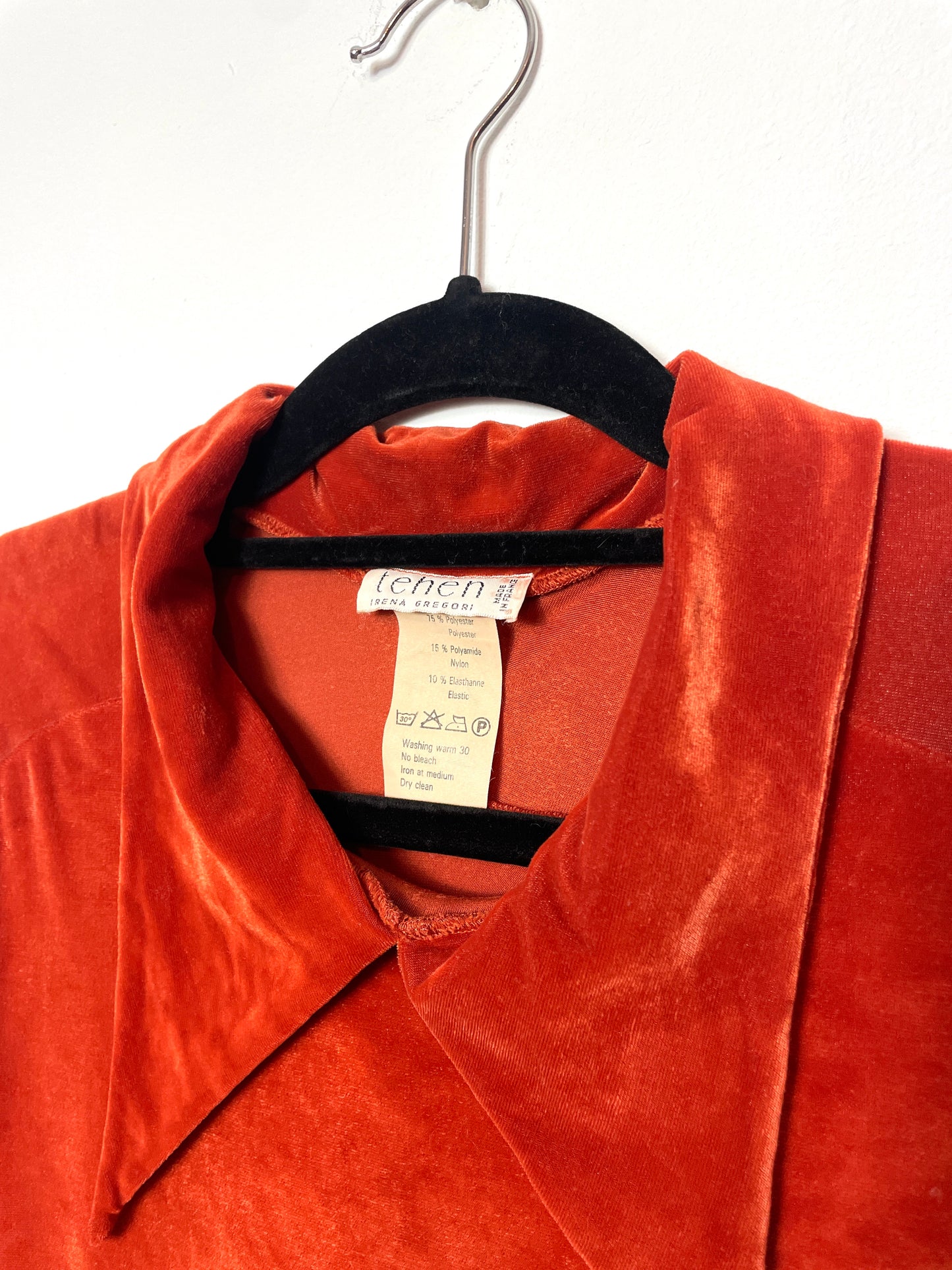 Body vintage en velours