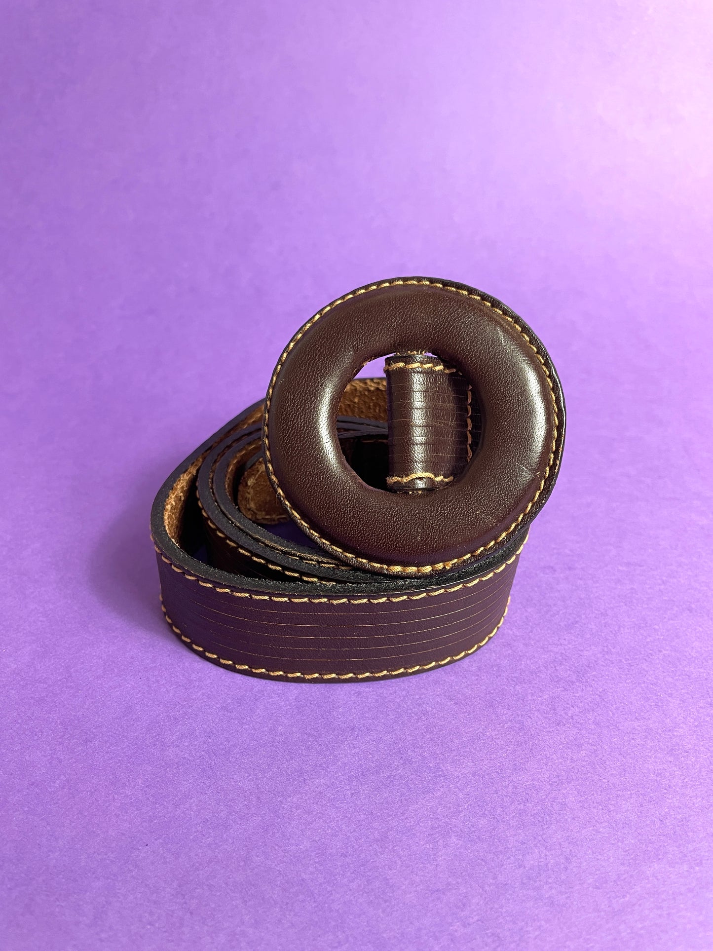 Ceinture boucle ronde