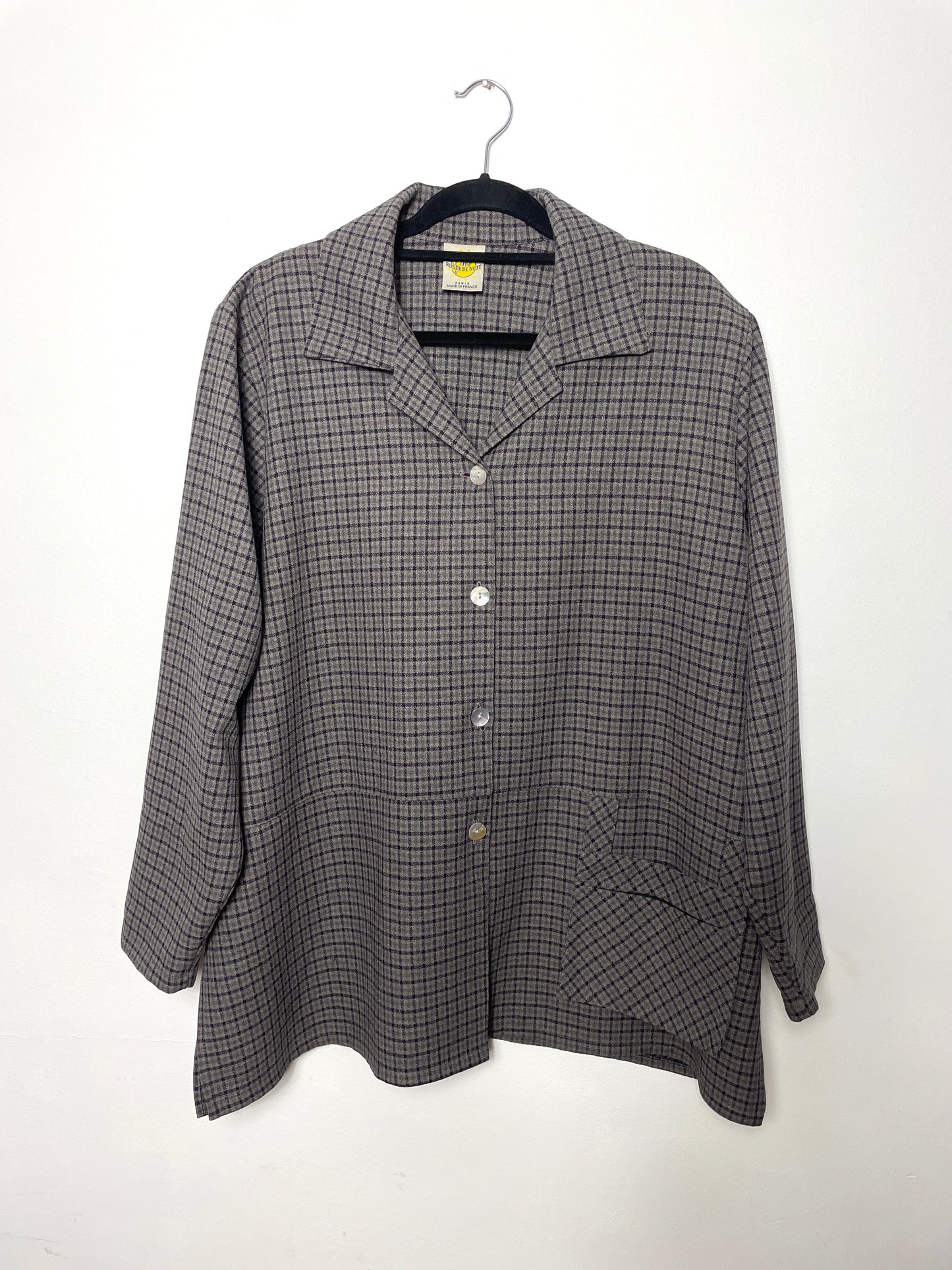 Veste à carreaux 48/50