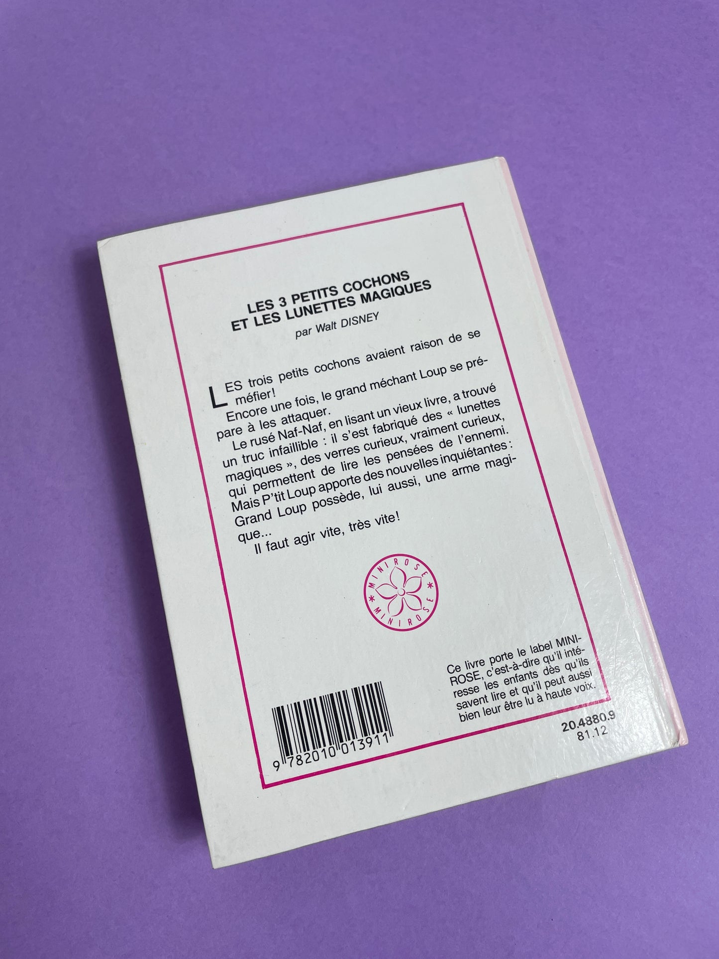 Livre Les 3 Petits Cochons et les lunettes magiques 1981