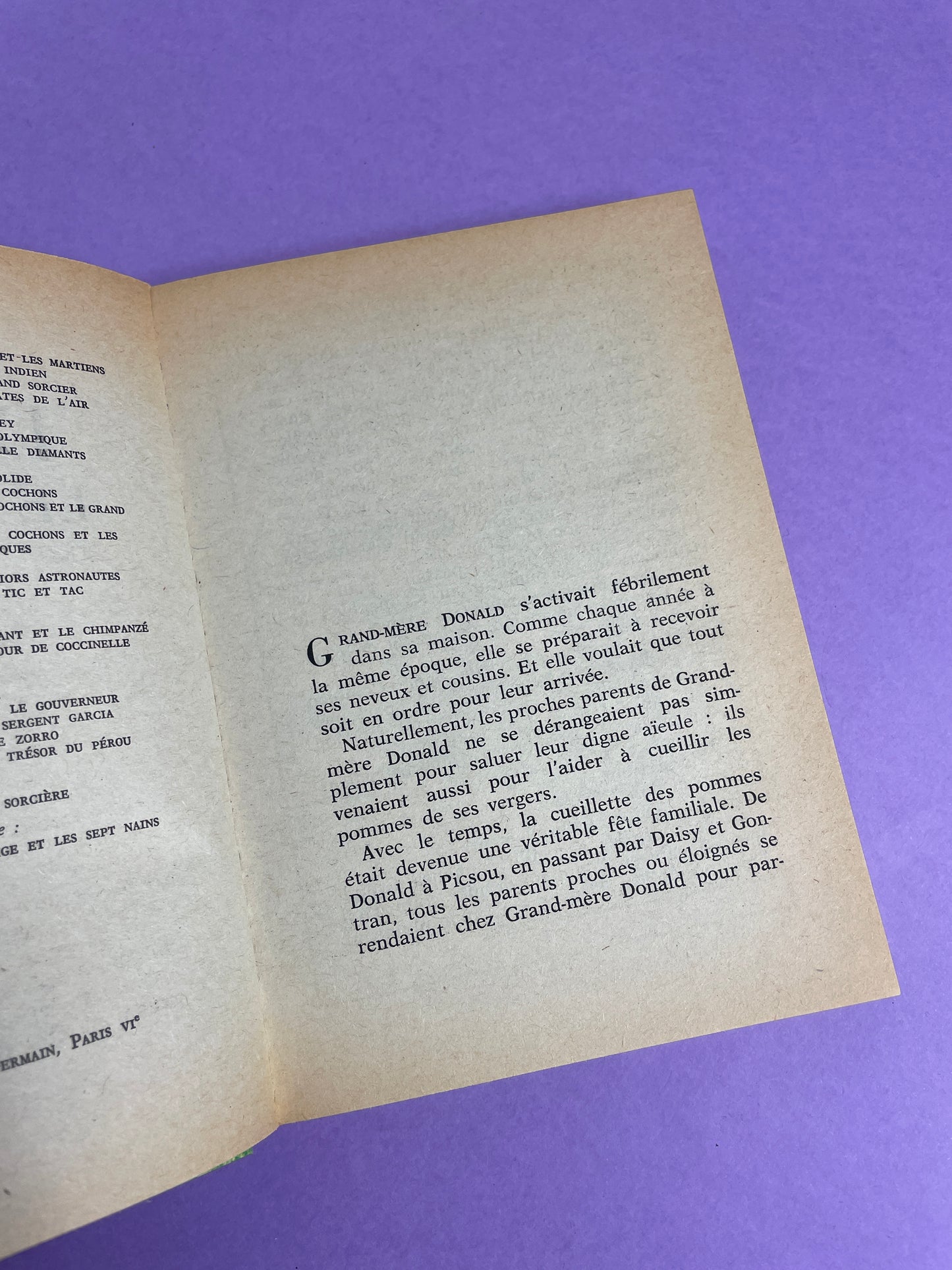 Livre Donald Bibliothèque Rose 1975