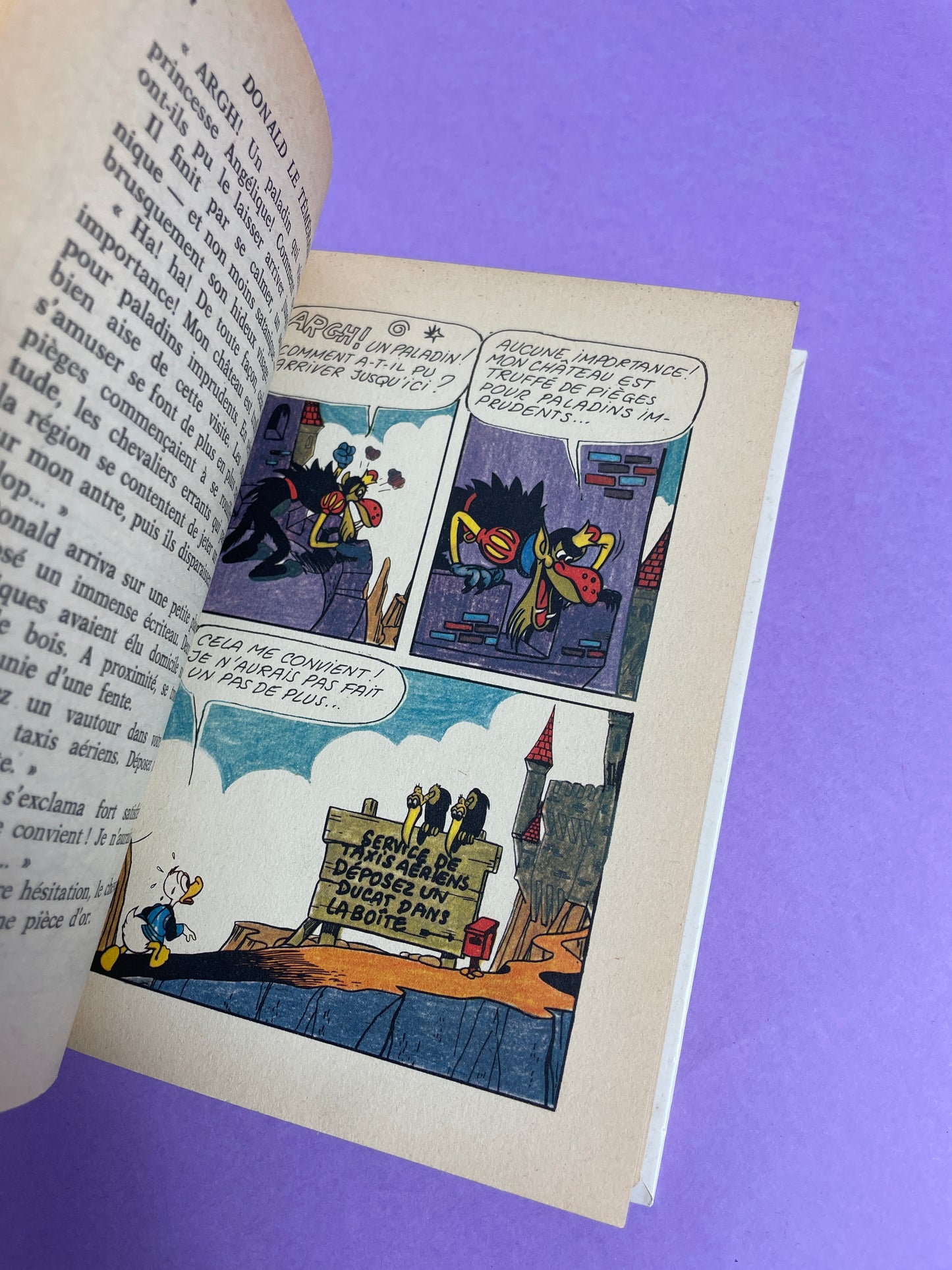 Livre Donald Bibliothèque Rose 1975