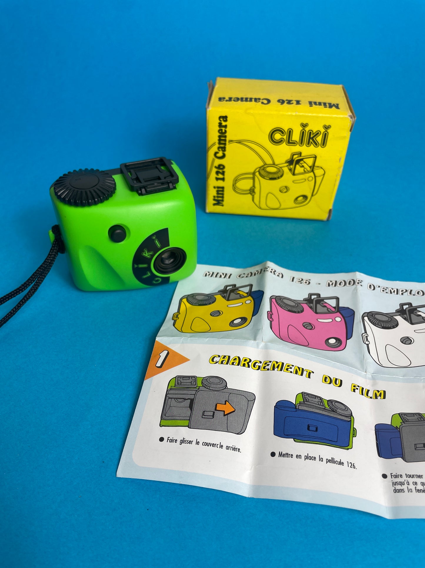 Mini appareil photo vintage 80s Cliki