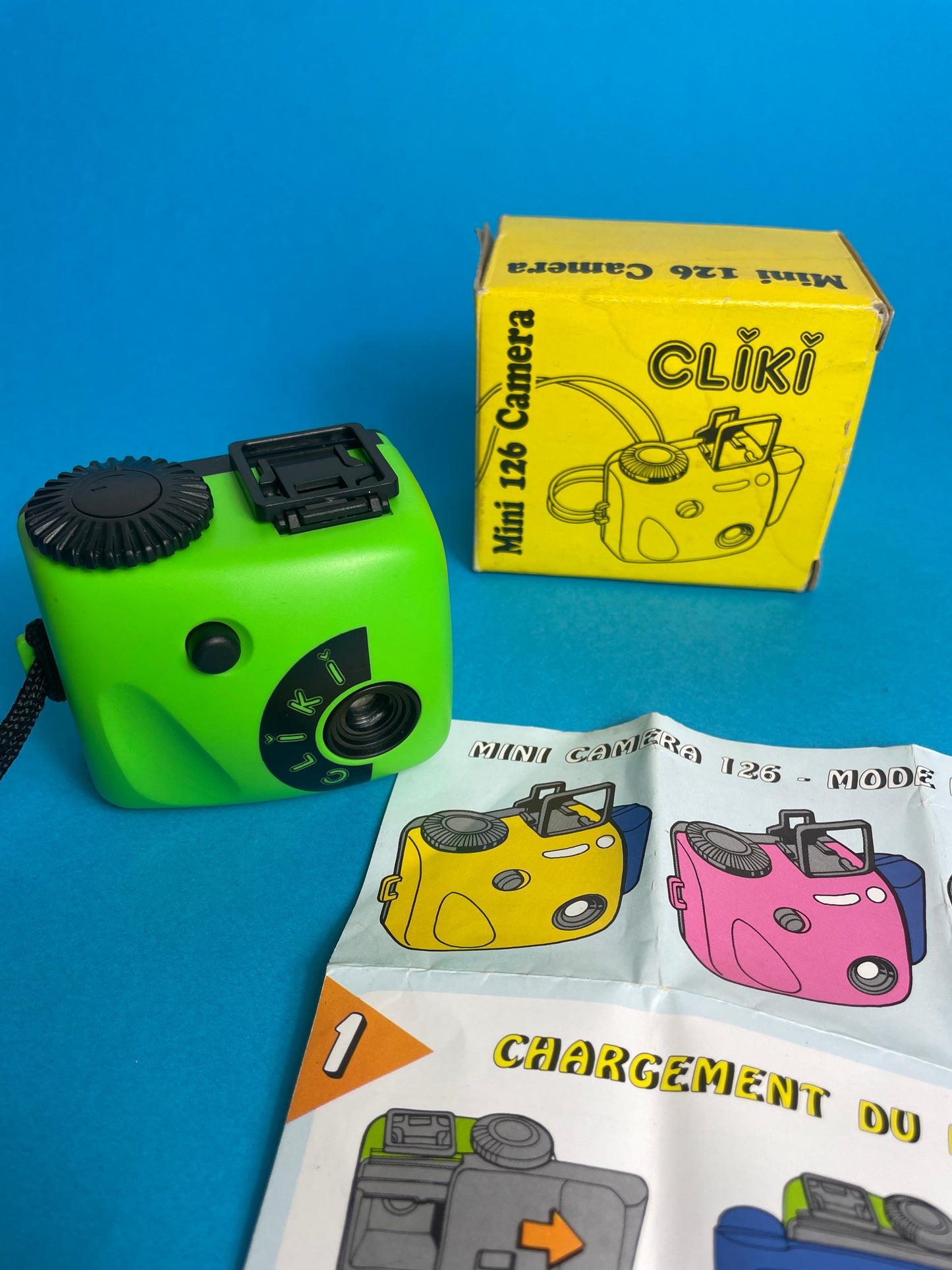 Mini appareil photo vintage 80s Cliki