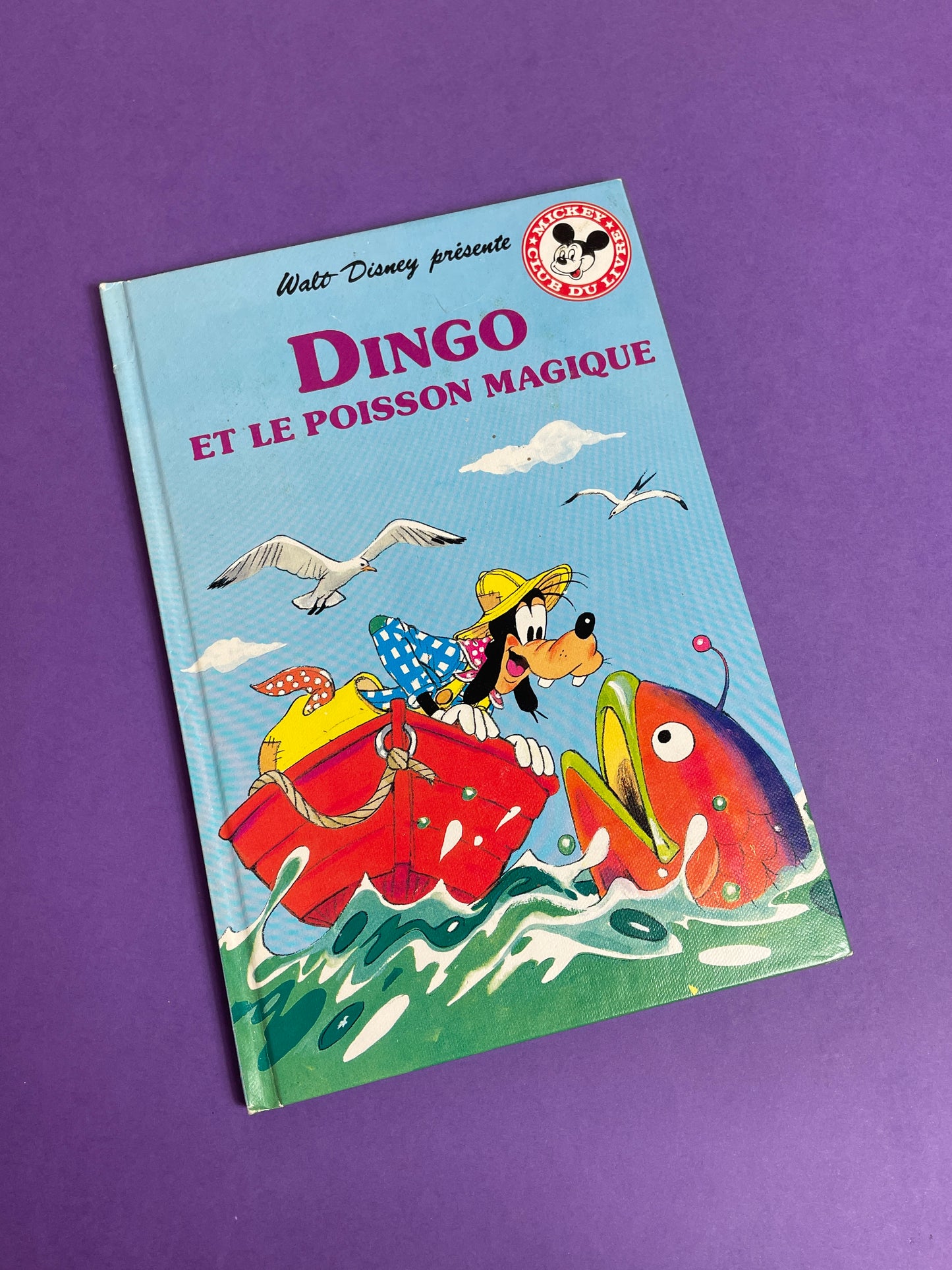 Mickey Club du livre Dingo et le poisson magique 1987