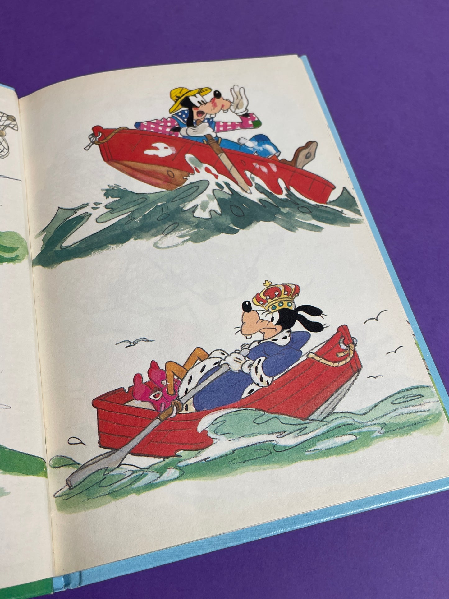 Mickey Club du livre Dingo et le poisson magique 1987
