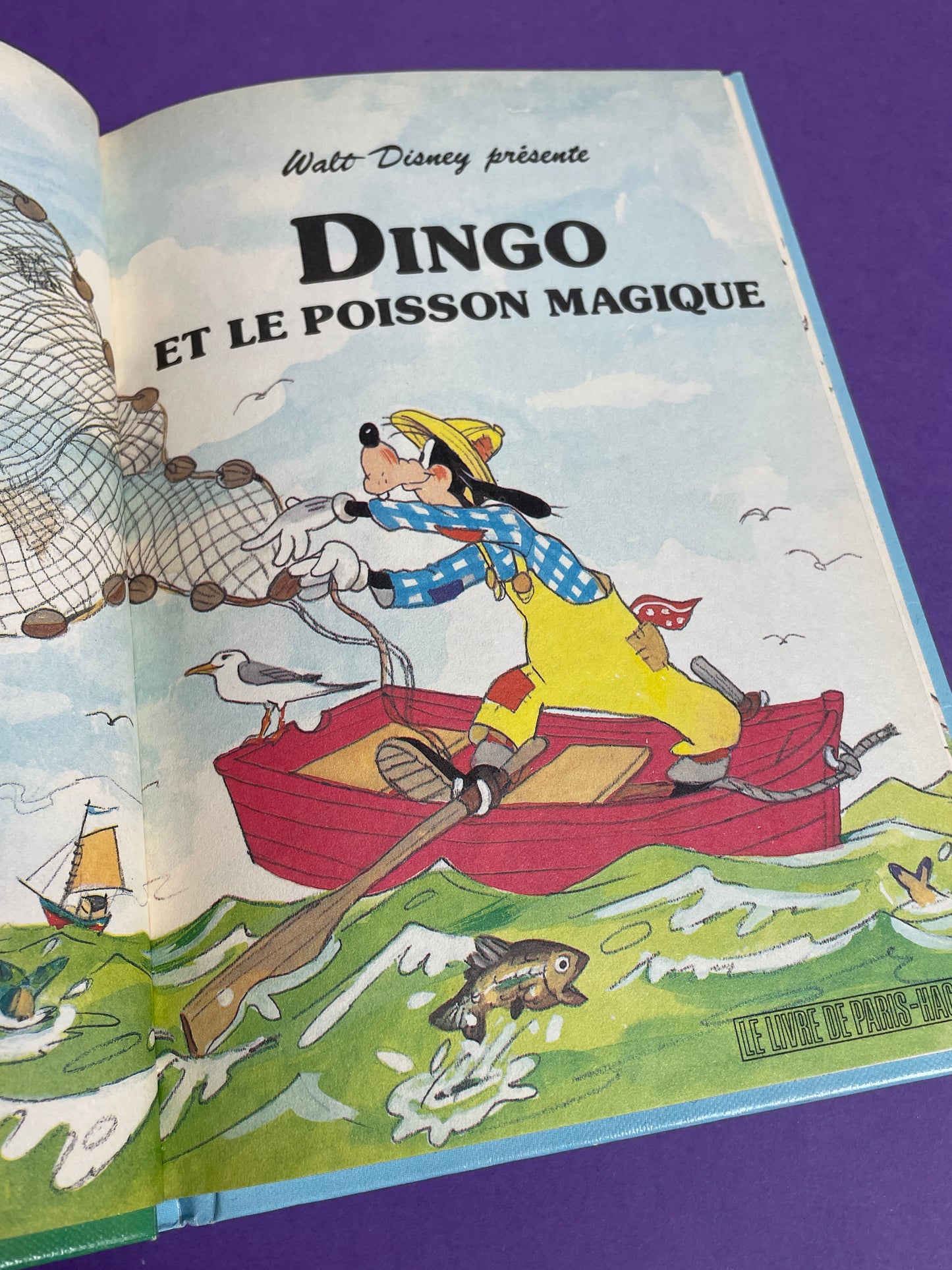 Mickey Club du livre Dingo et le poisson magique 1987