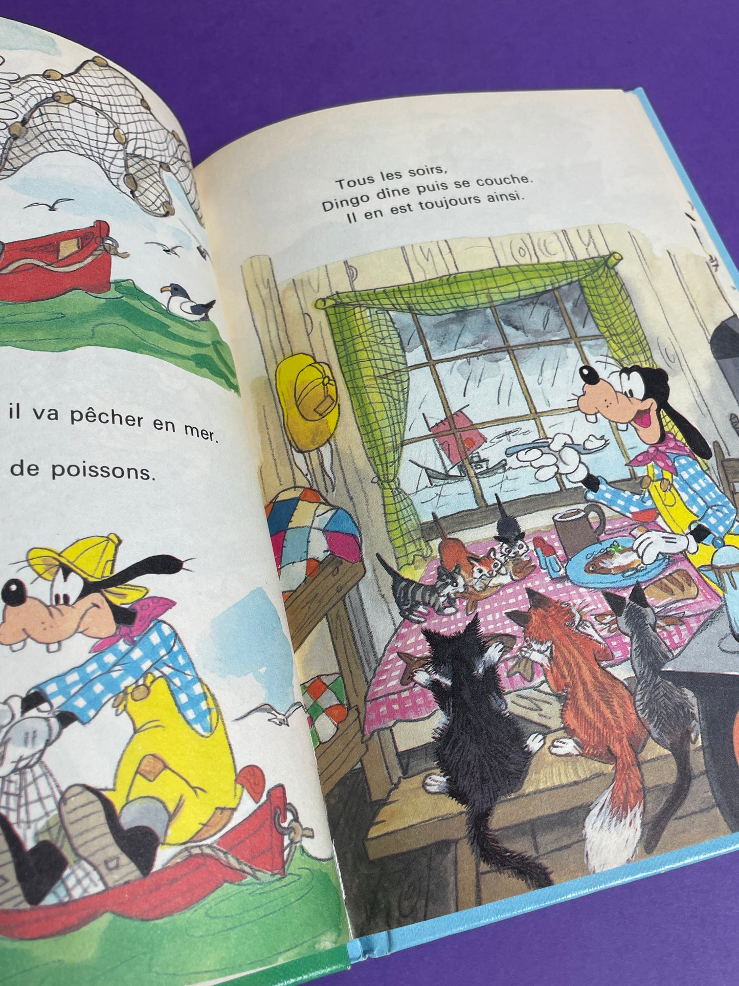 Mickey Club du livre Dingo et le poisson magique 1987