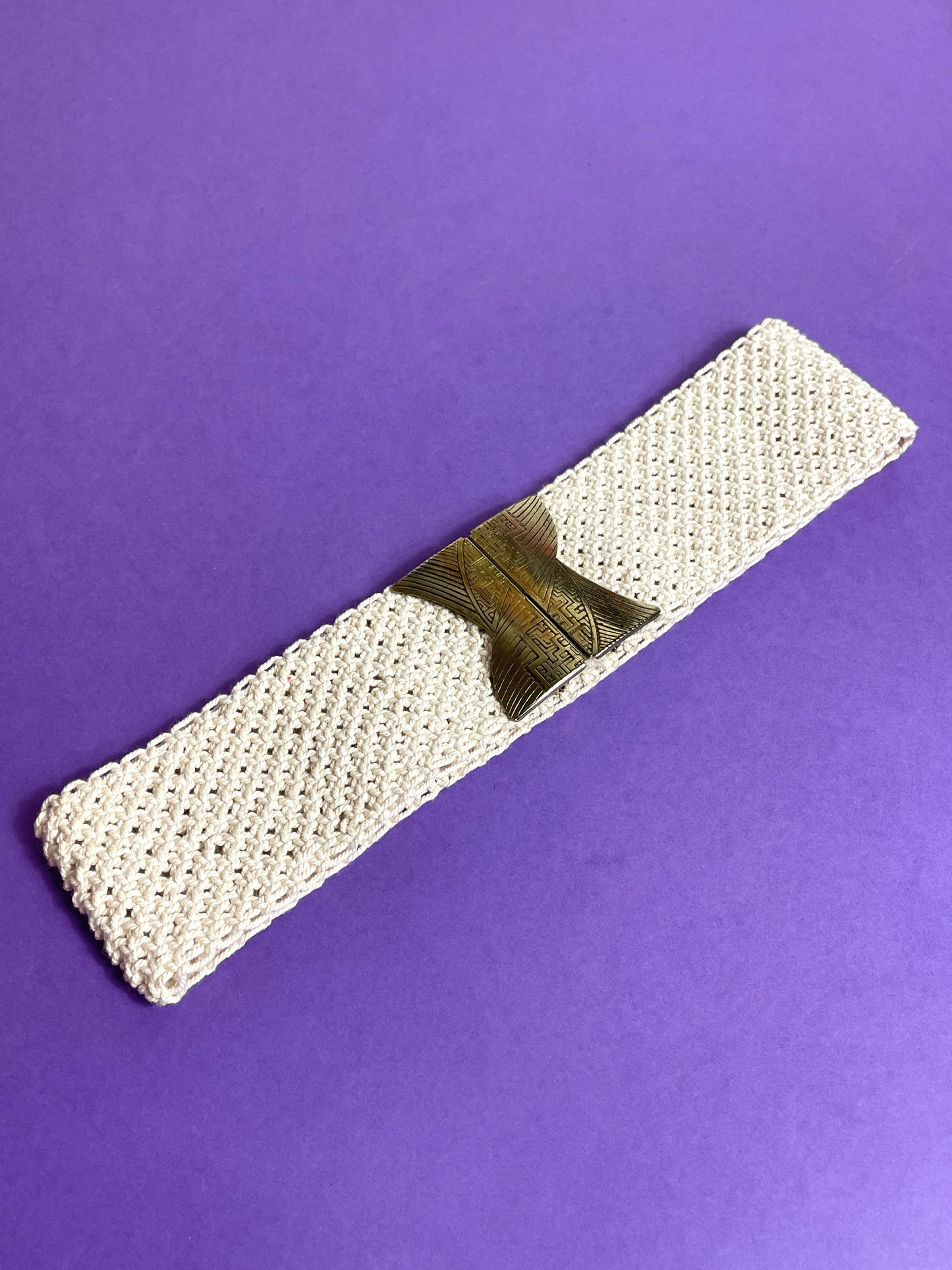 Ceinture en crochet