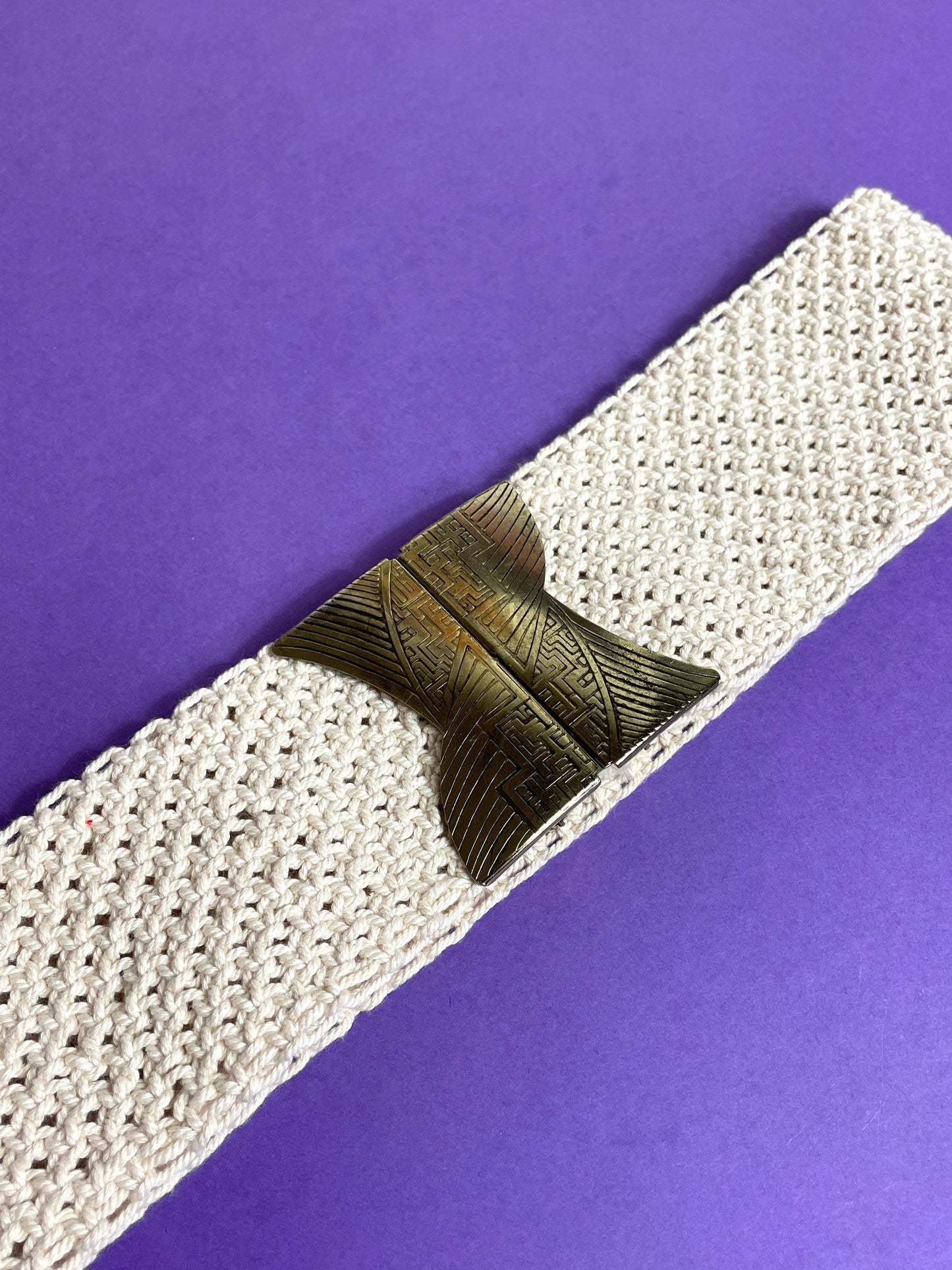 Ceinture en crochet