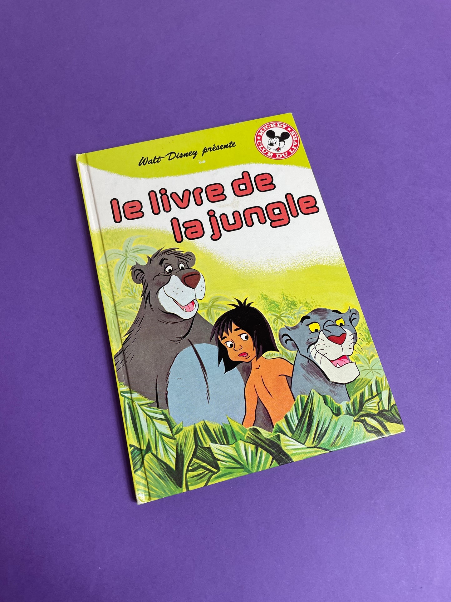 Mickey Club du livre Le livre de la jungle 1987