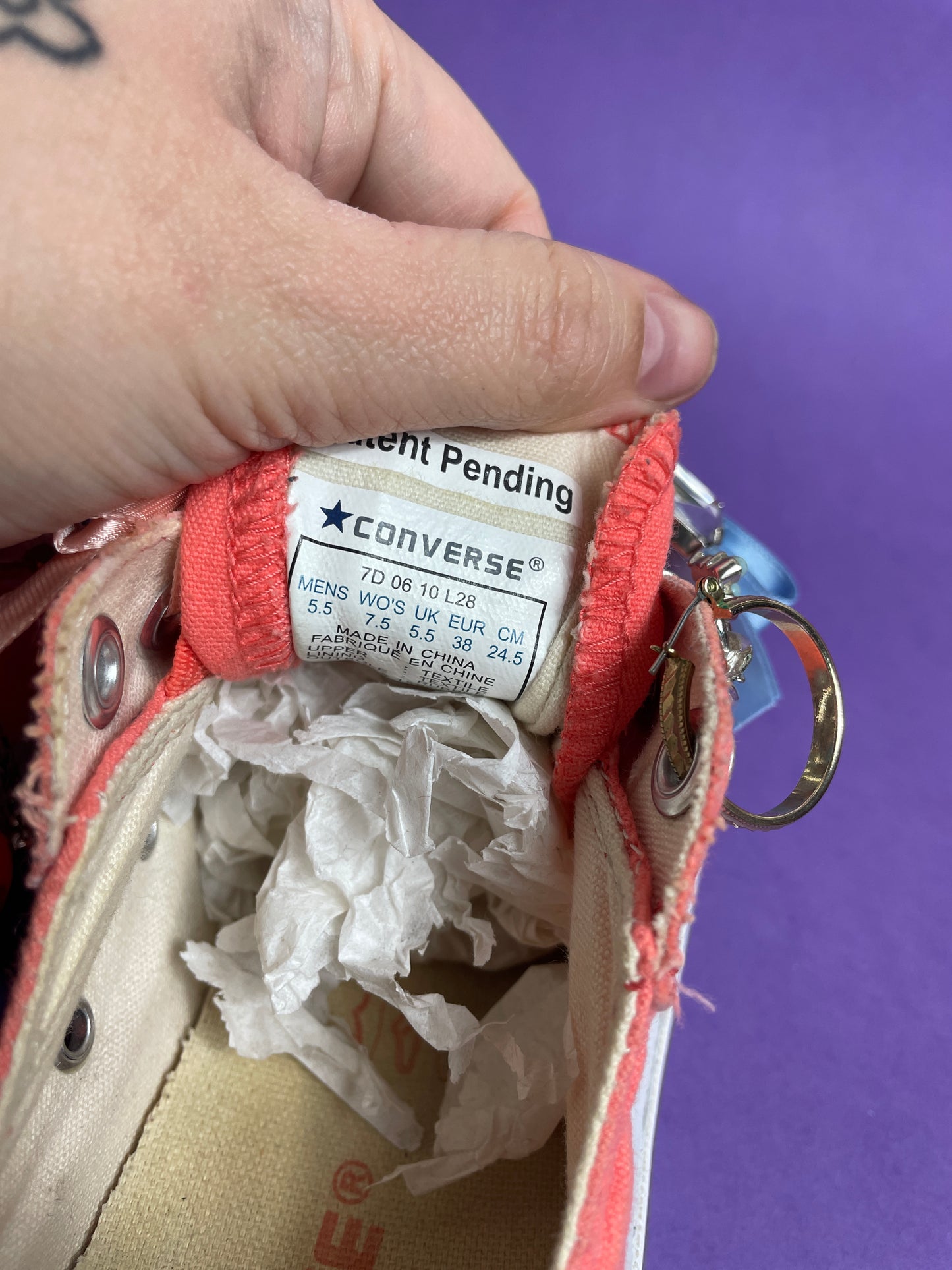 Converse All Star upcyclées 38