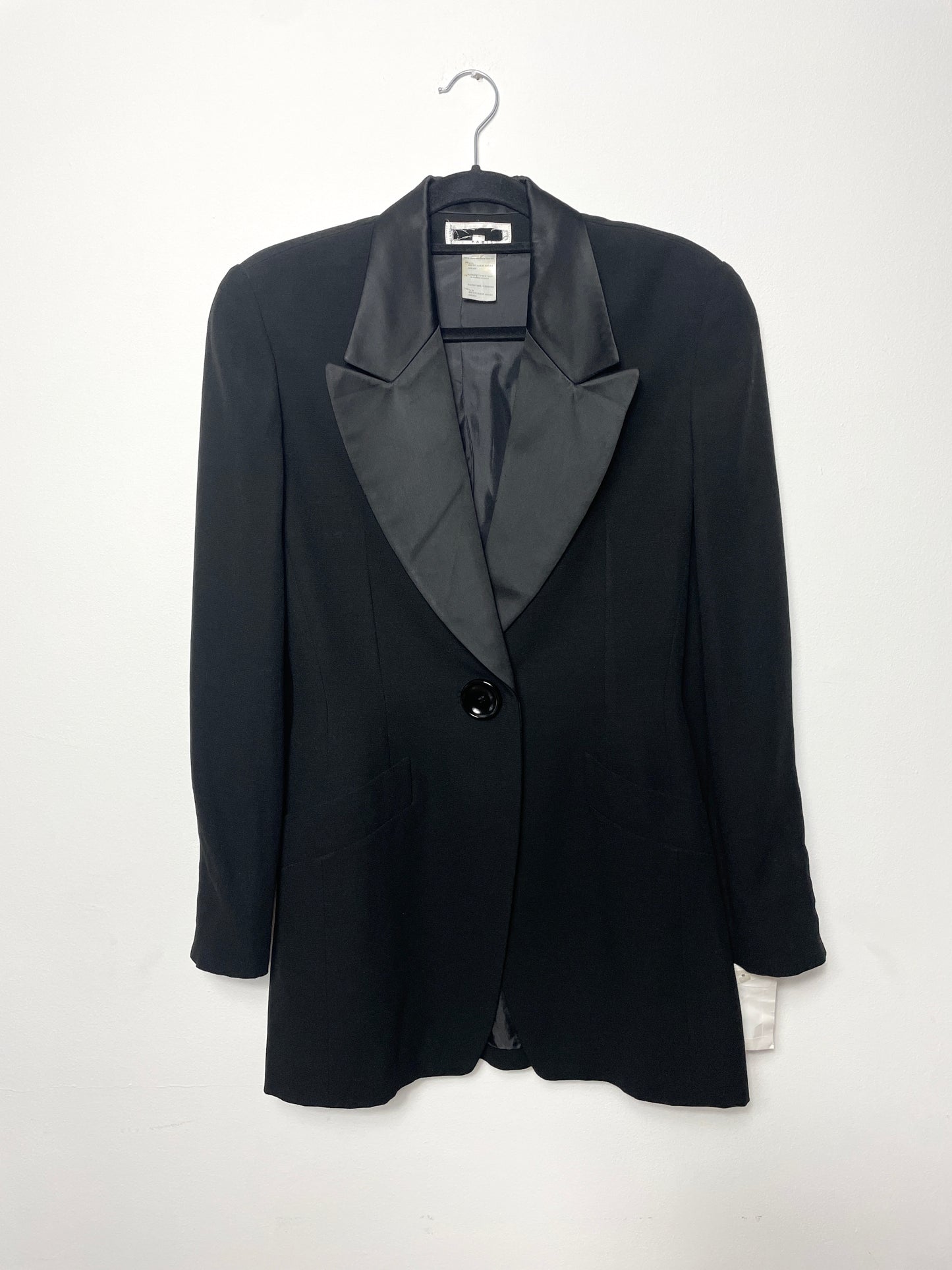 Blazer noir cintré