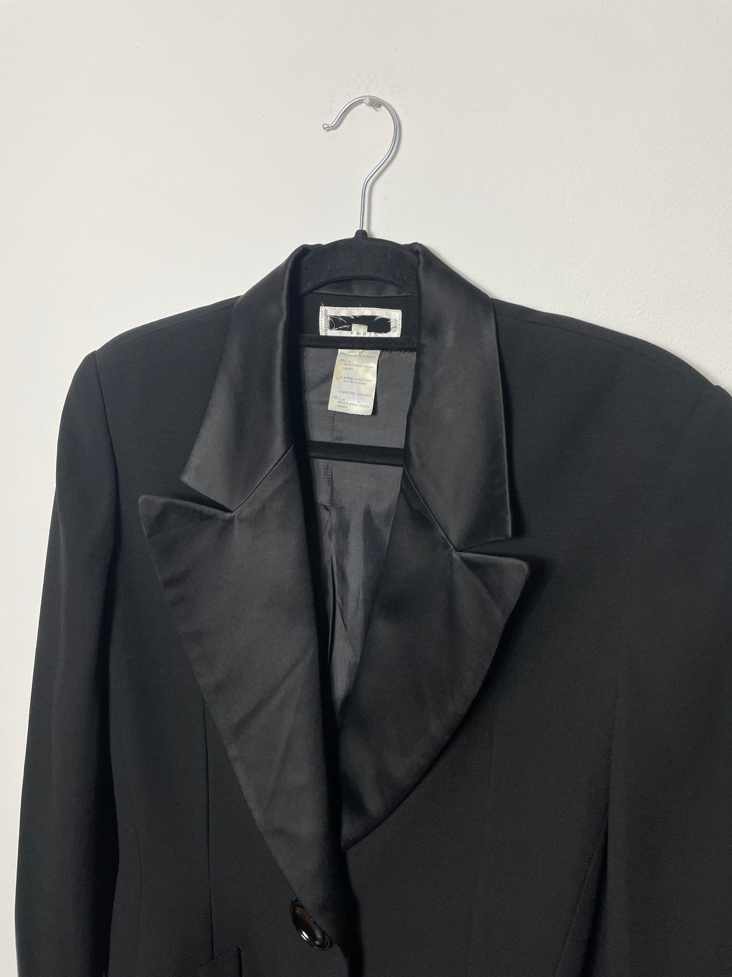 Blazer noir cintré