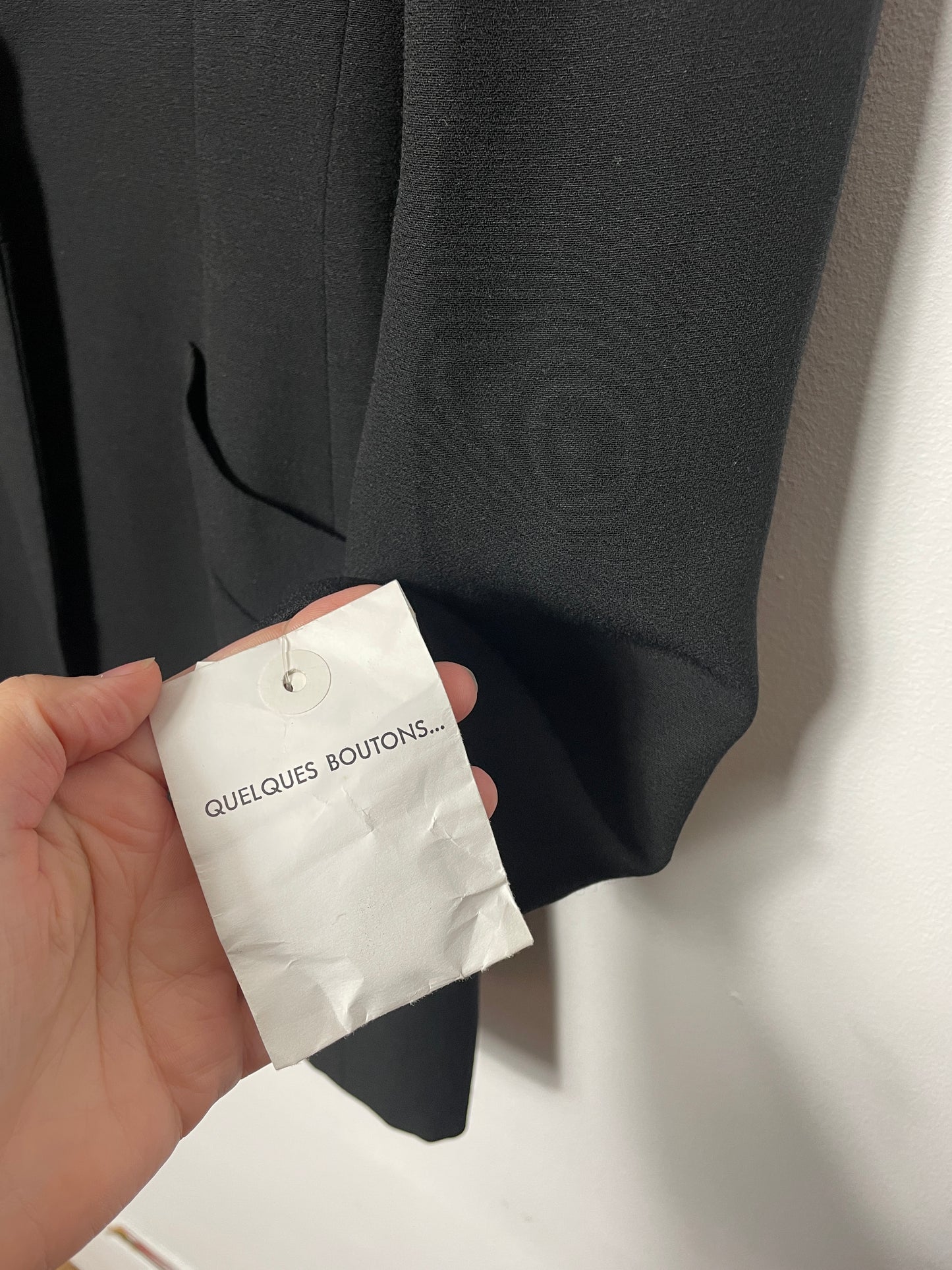 Blazer noir cintré