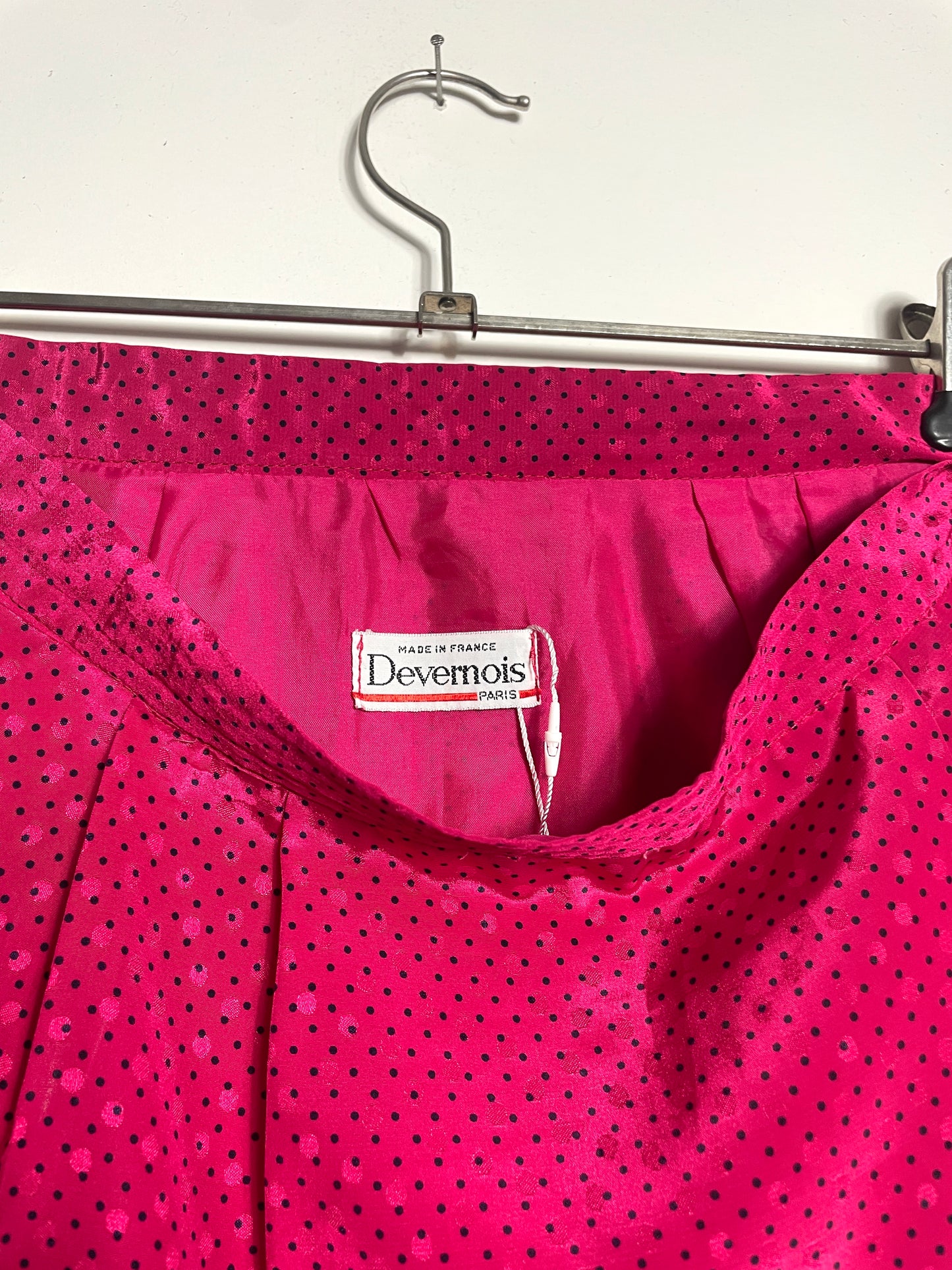 Jupe vintage à pois 36/38