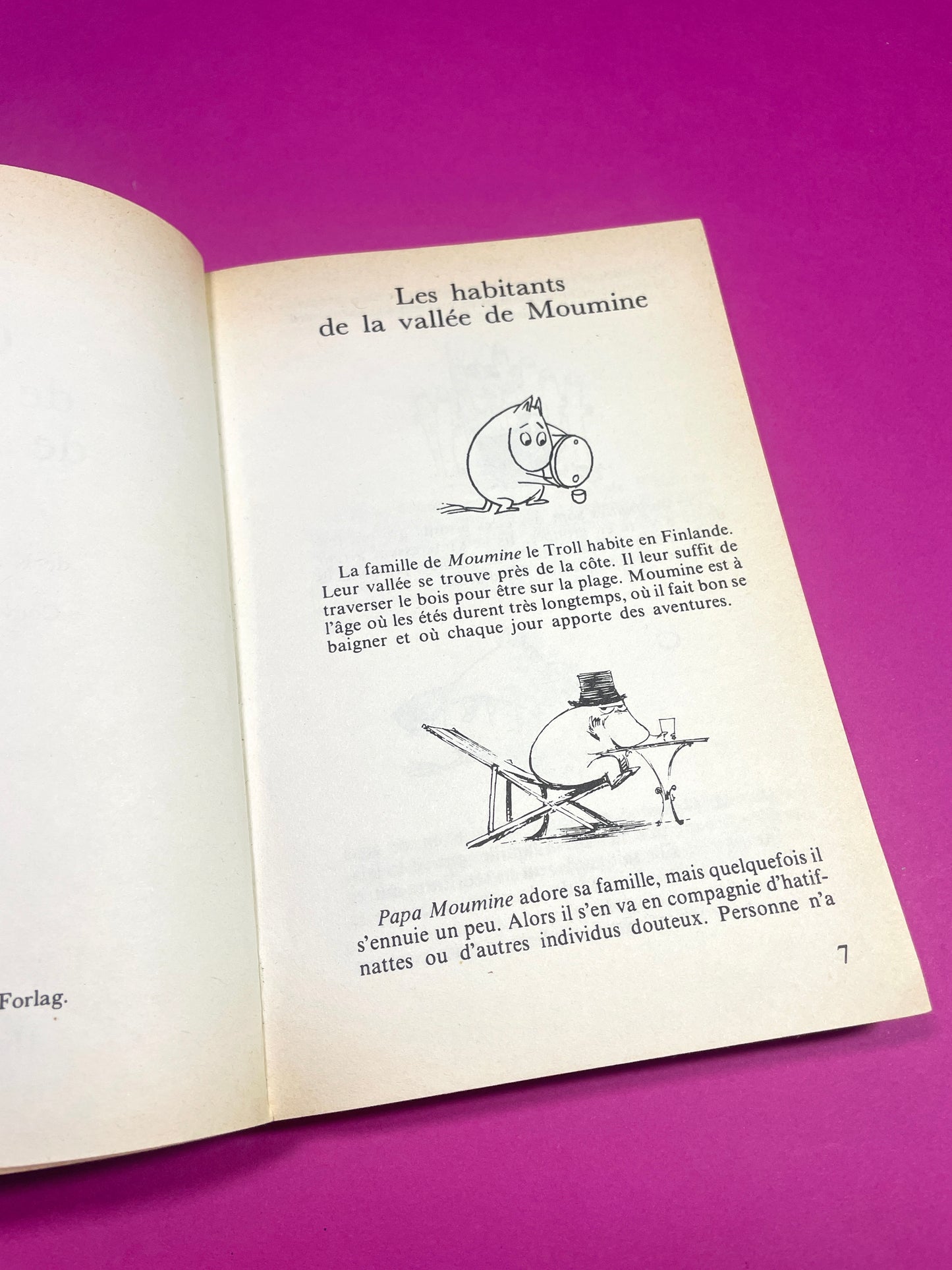 Livre Moumine 1981