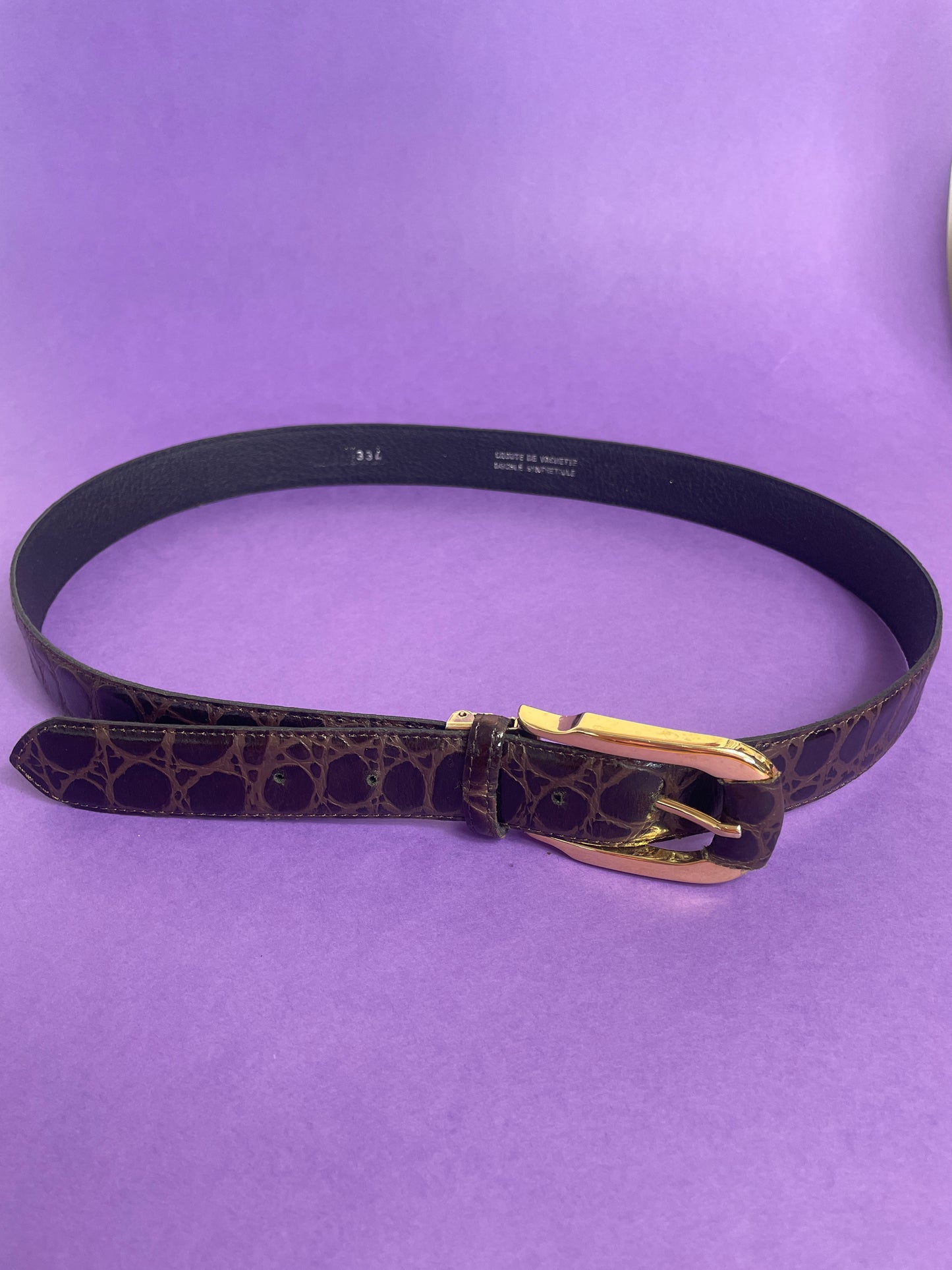 Ceinture vintage en cuir
