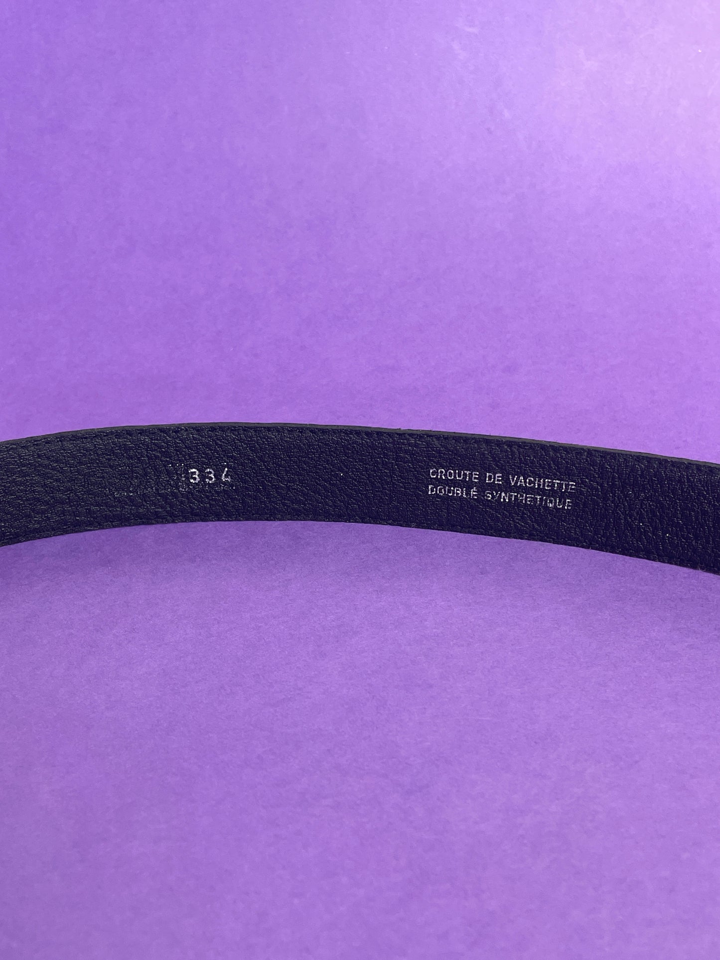 Ceinture vintage en cuir