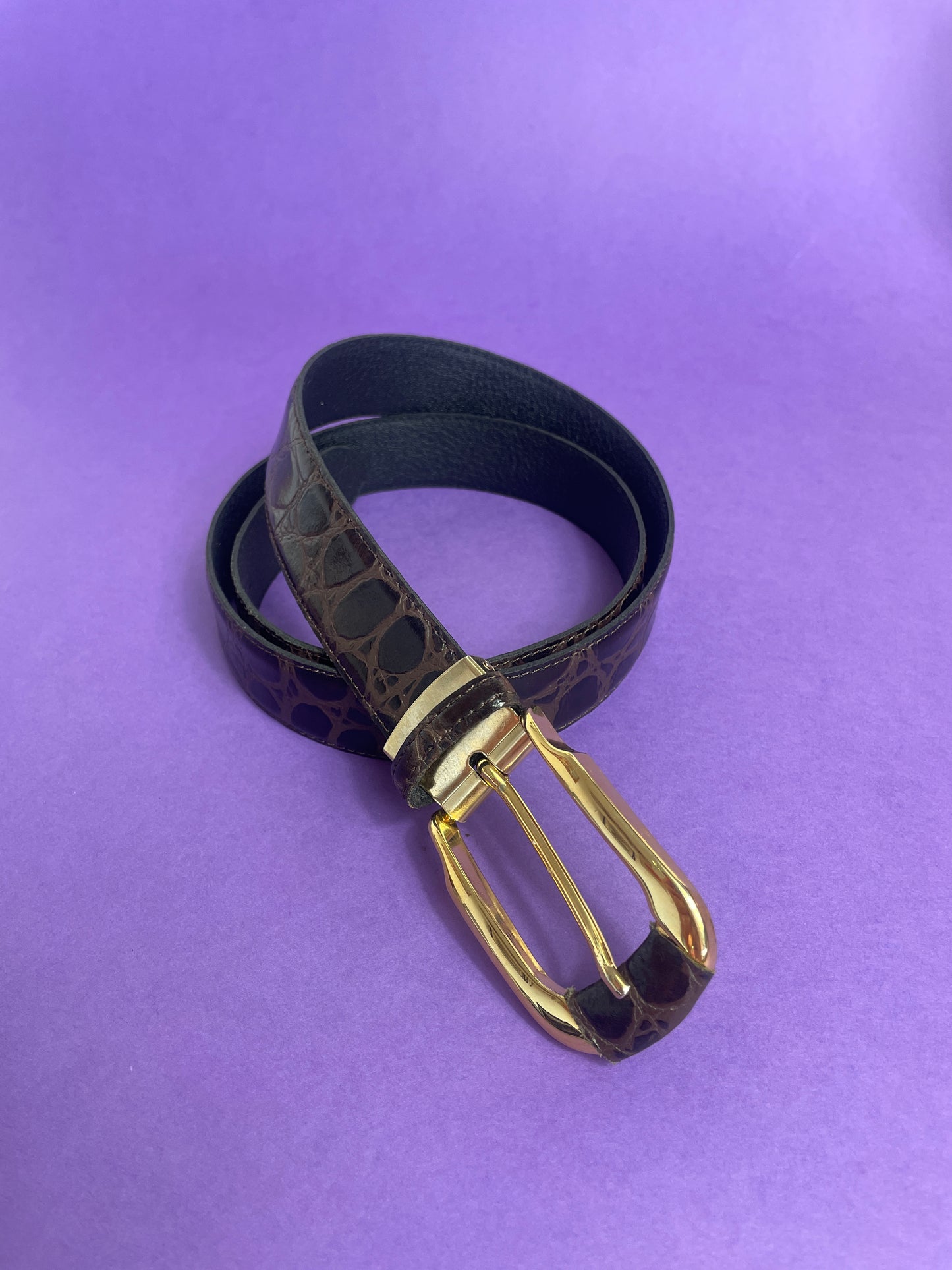 Ceinture vintage en cuir