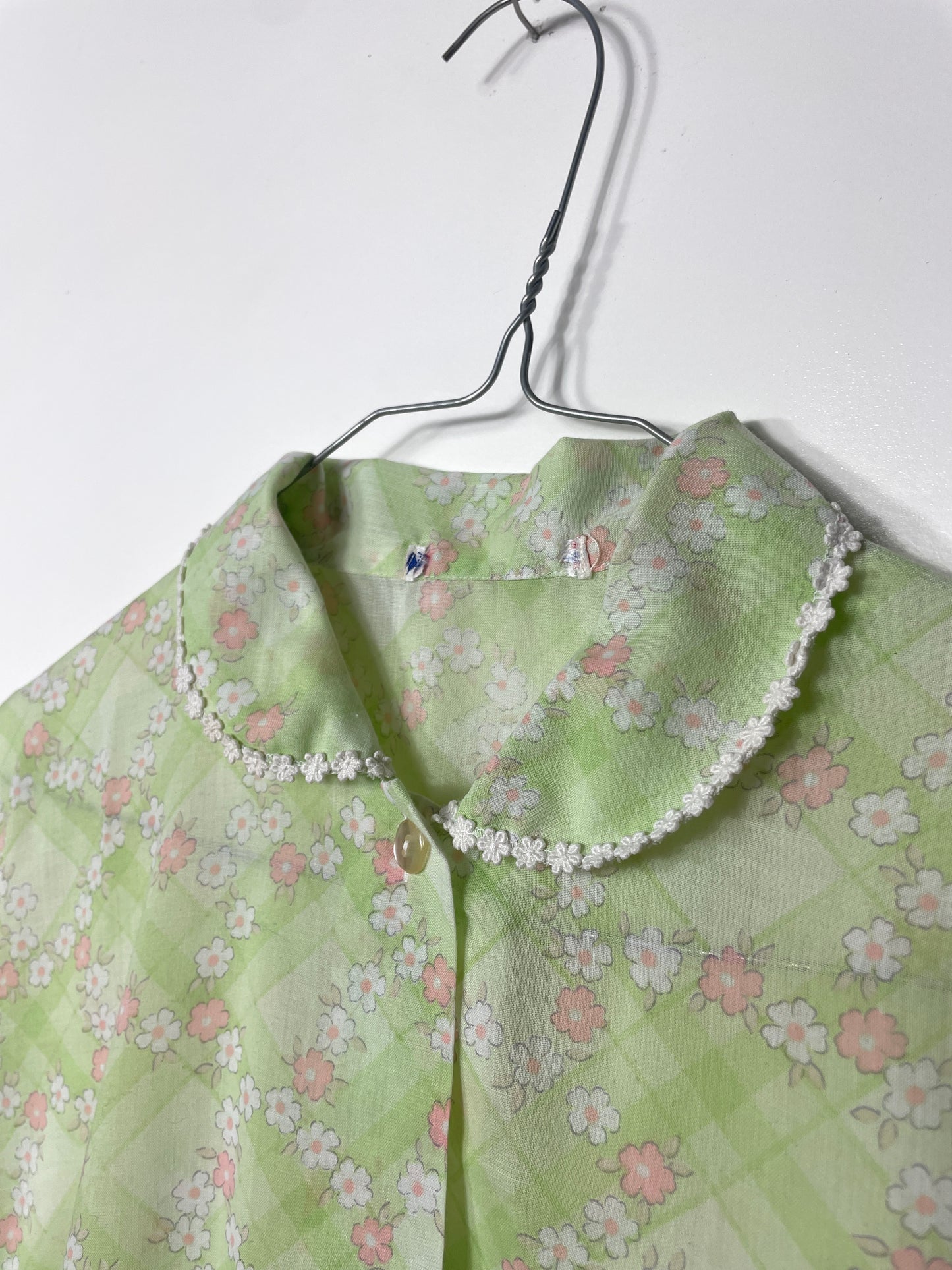 Chemisette 60's à fleurs