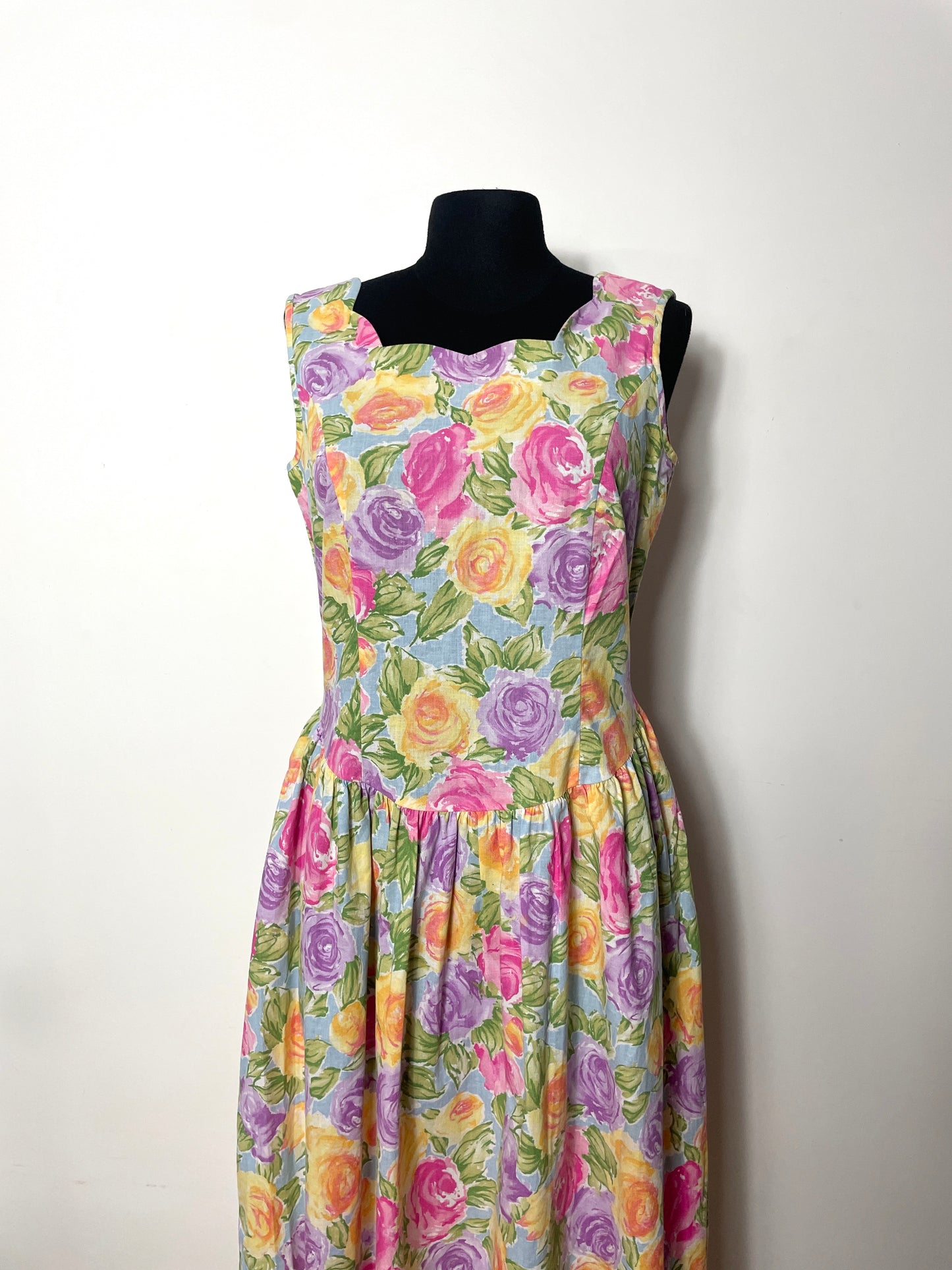 Robe 90s à fleurs
