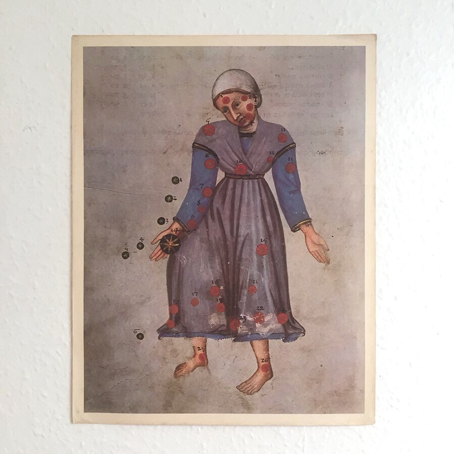 Affiche zodiaque - Vierge