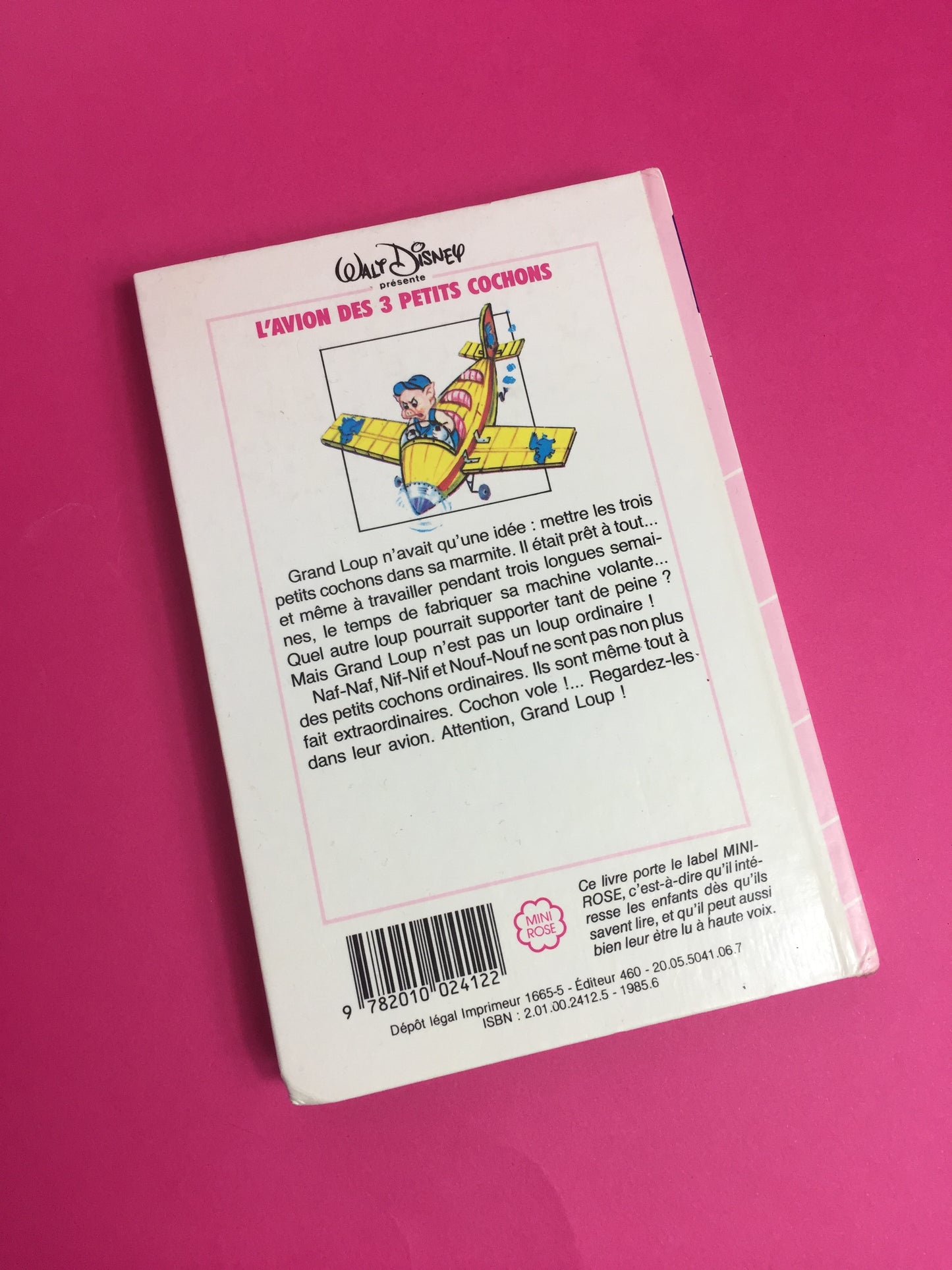 Livre L'avion des 3 Petits Cochons 1975