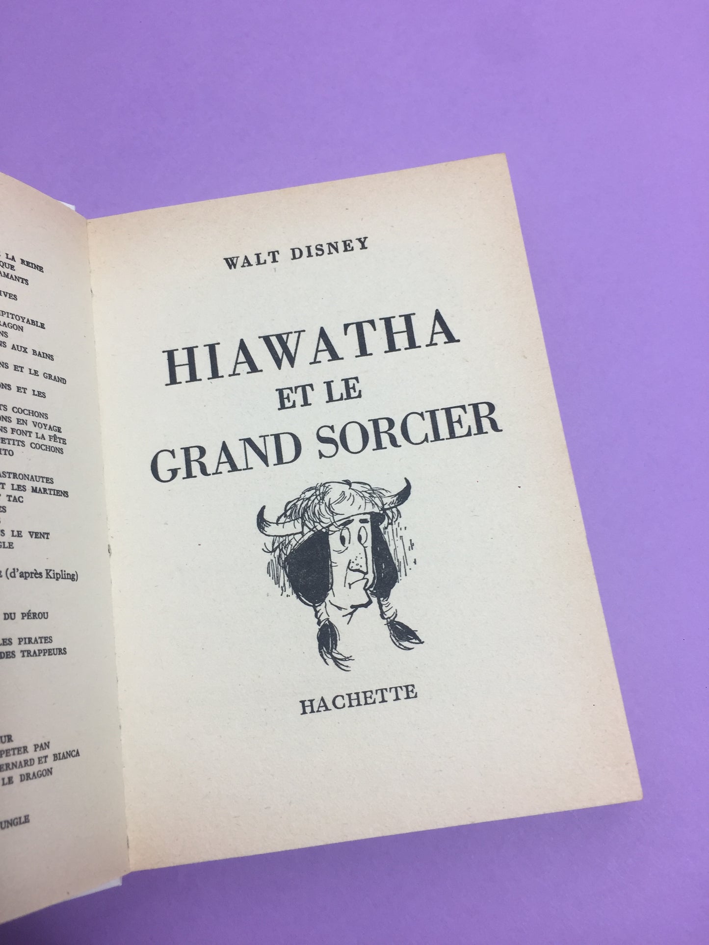 Livre Hiawatha Bibliothèque rose 1975