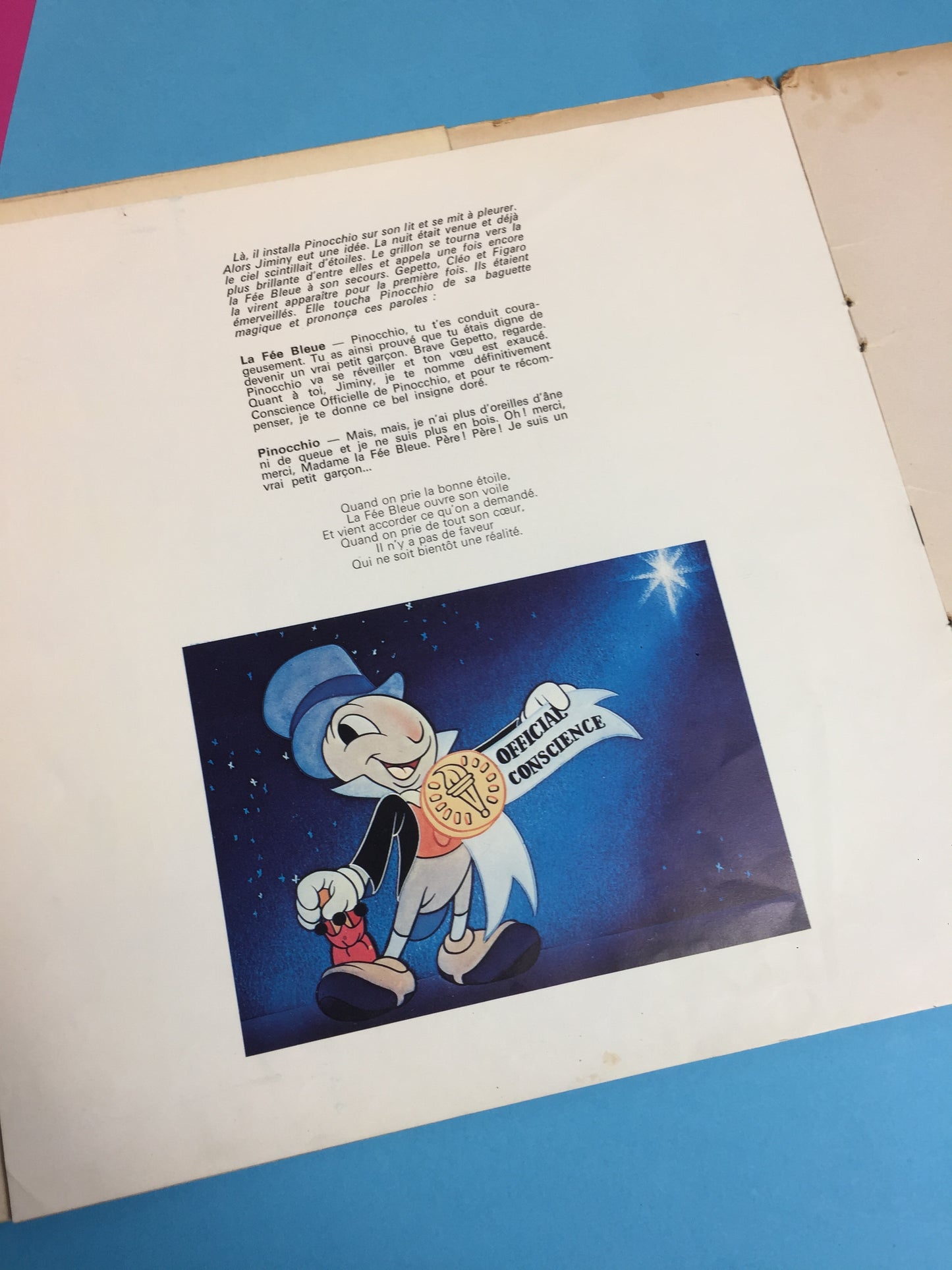 Vinyle vintage Pinocchio