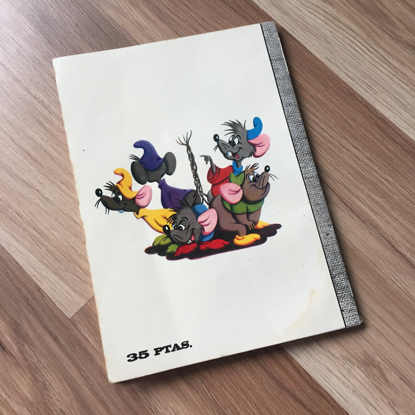 Bande dessinée Pinocchio/Cendrillon espagnol 1969