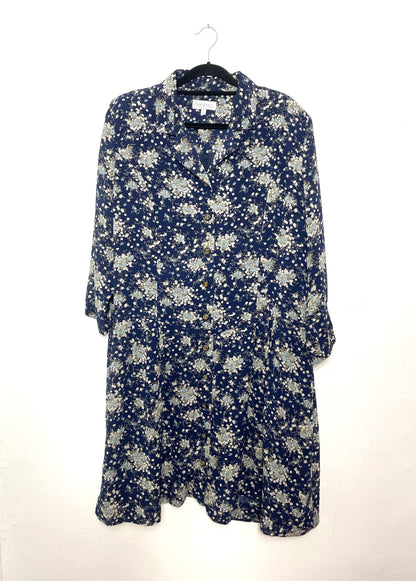 Robe vintage à fleurs 46/48