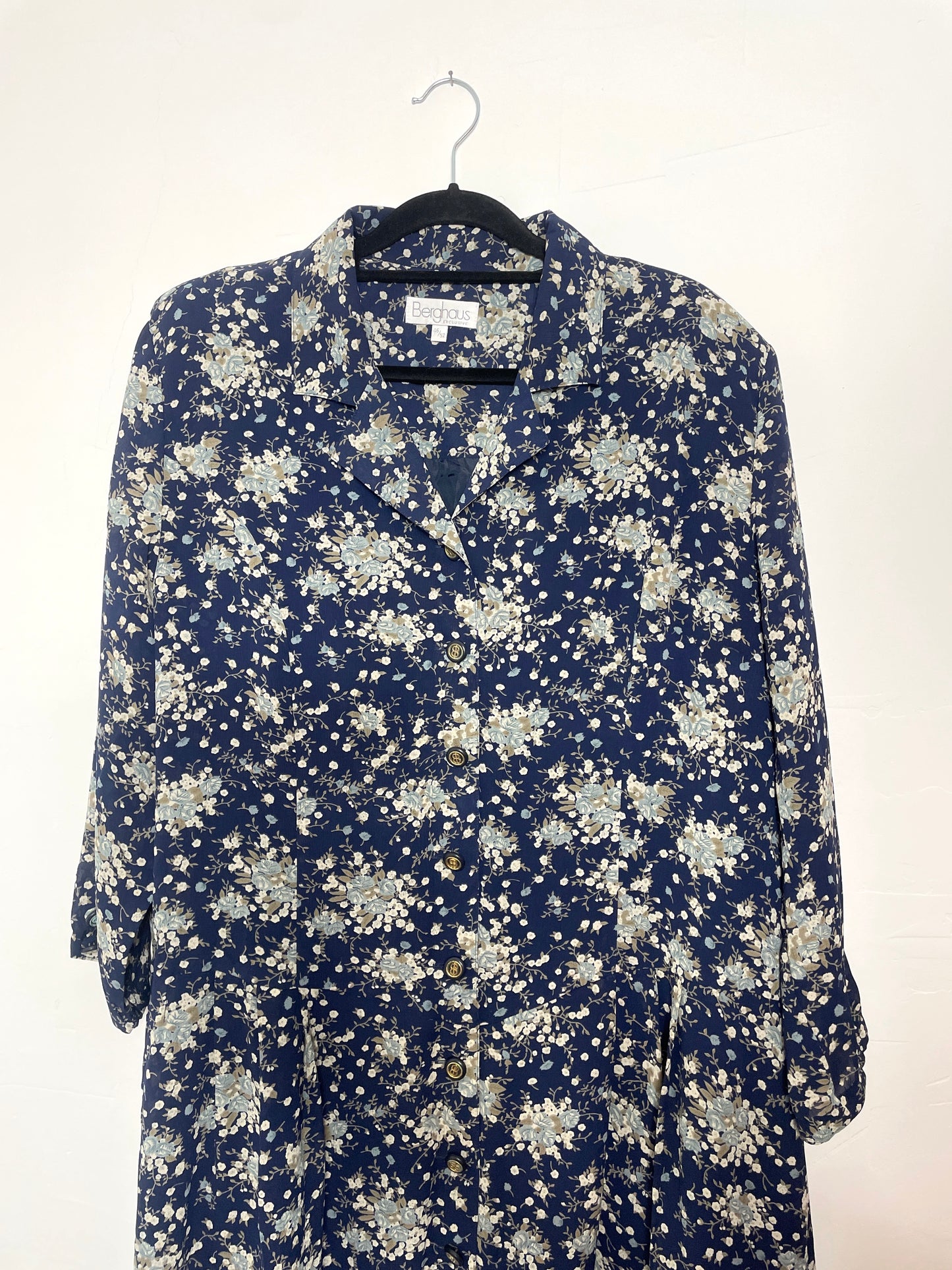 Robe vintage à fleurs 46/48