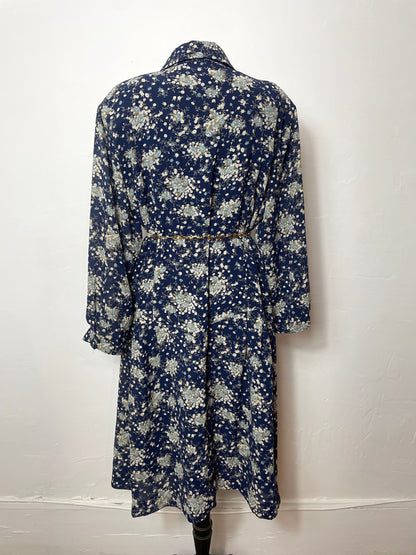 Robe vintage à fleurs 46/48