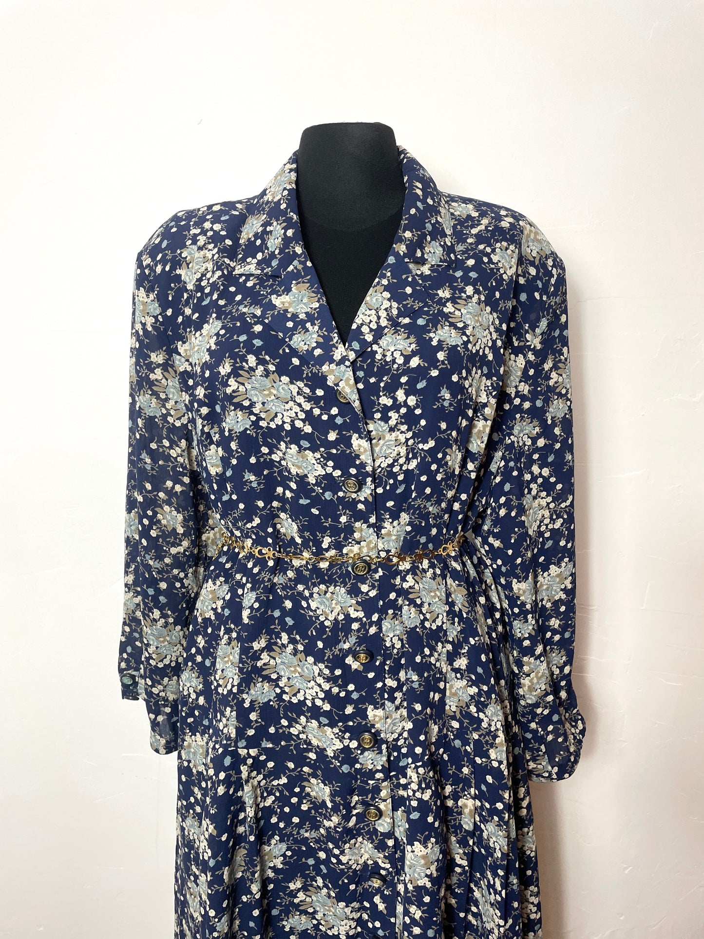 Robe vintage à fleurs 46/48