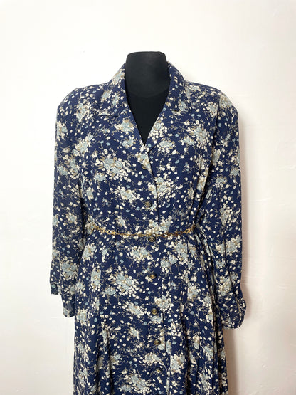 Robe vintage à fleurs 46/48