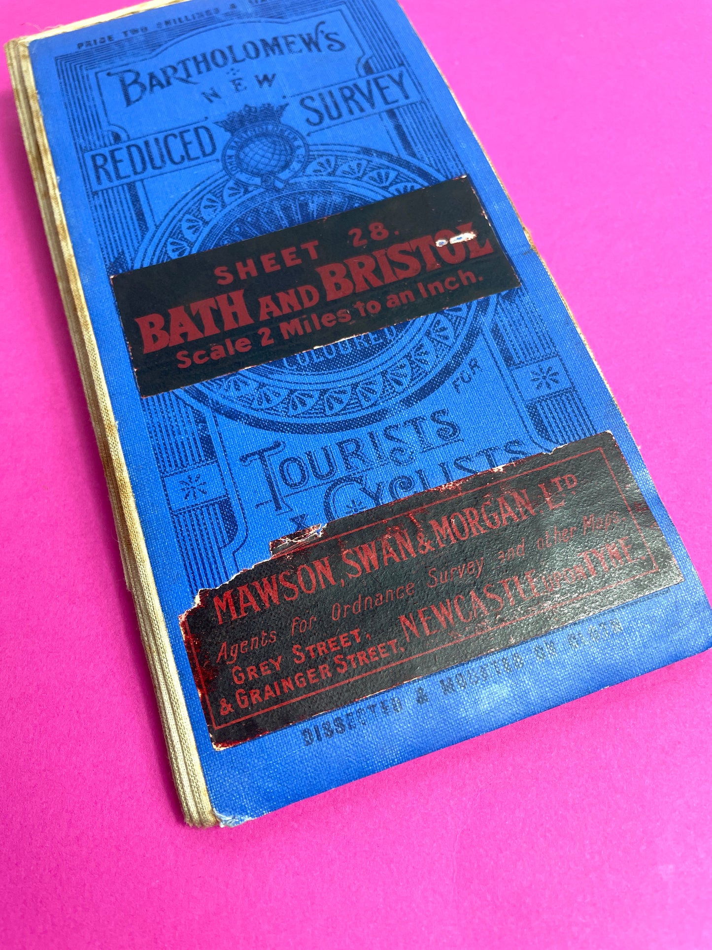 Carte Bristol & Bath 1910