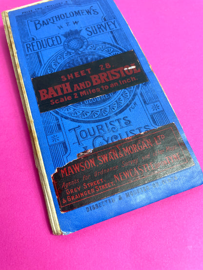 Carte Bristol & Bath 1910