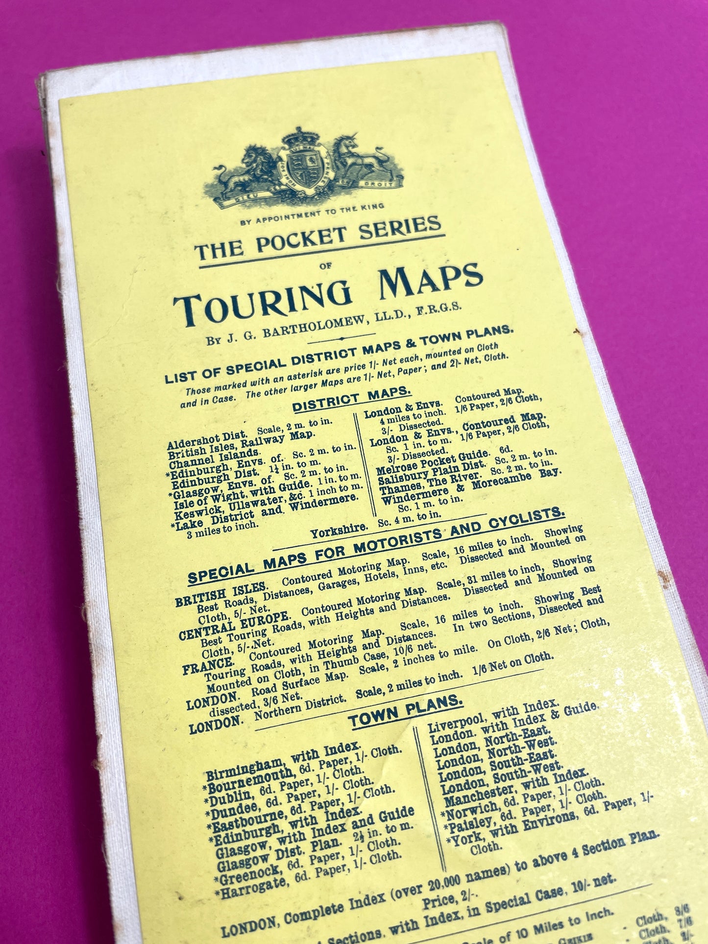 Carte Bristol & Bath 1910