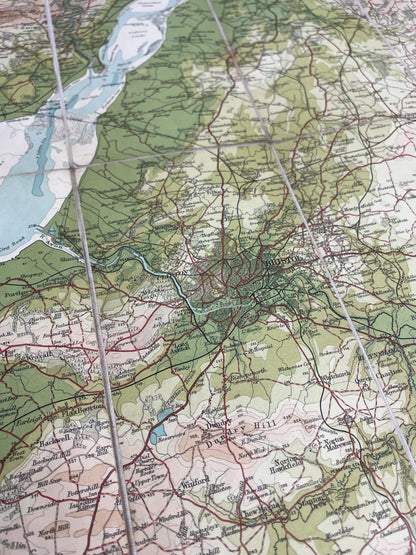 Carte Bristol & Bath 1910