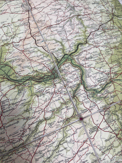 Carte Bristol & Bath 1910