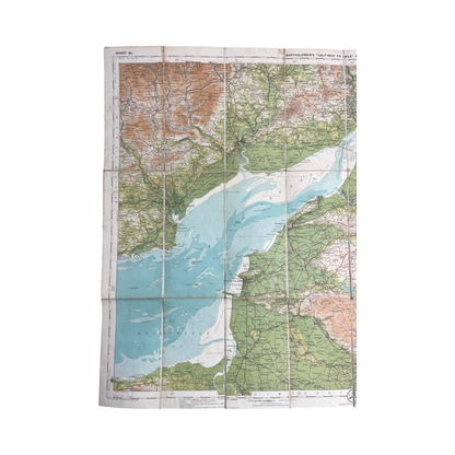 Carte Bristol & Bath 1910