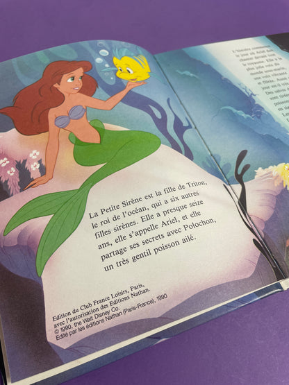 Livre La petite sirène 1990